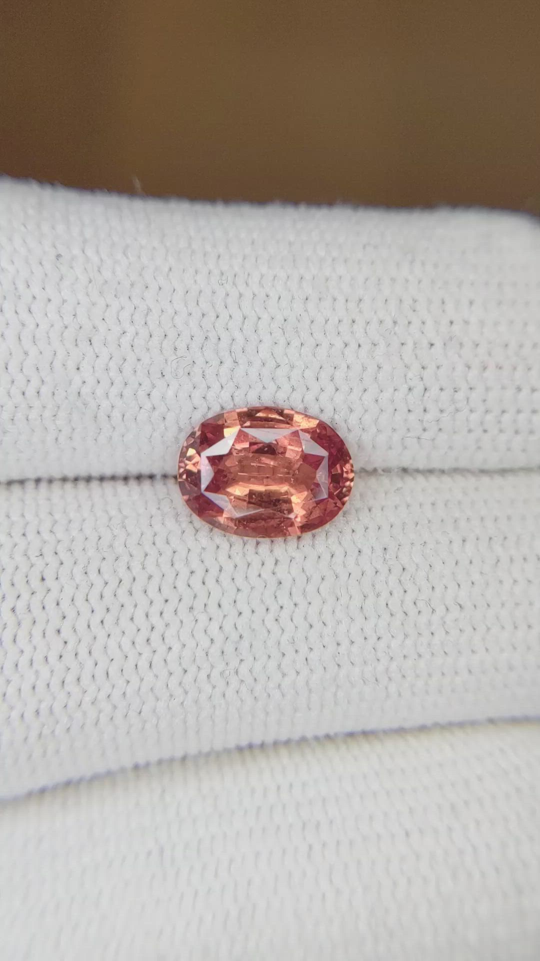 2.30 Ct. Padparadscha Sapphire from Madagascar Size Video