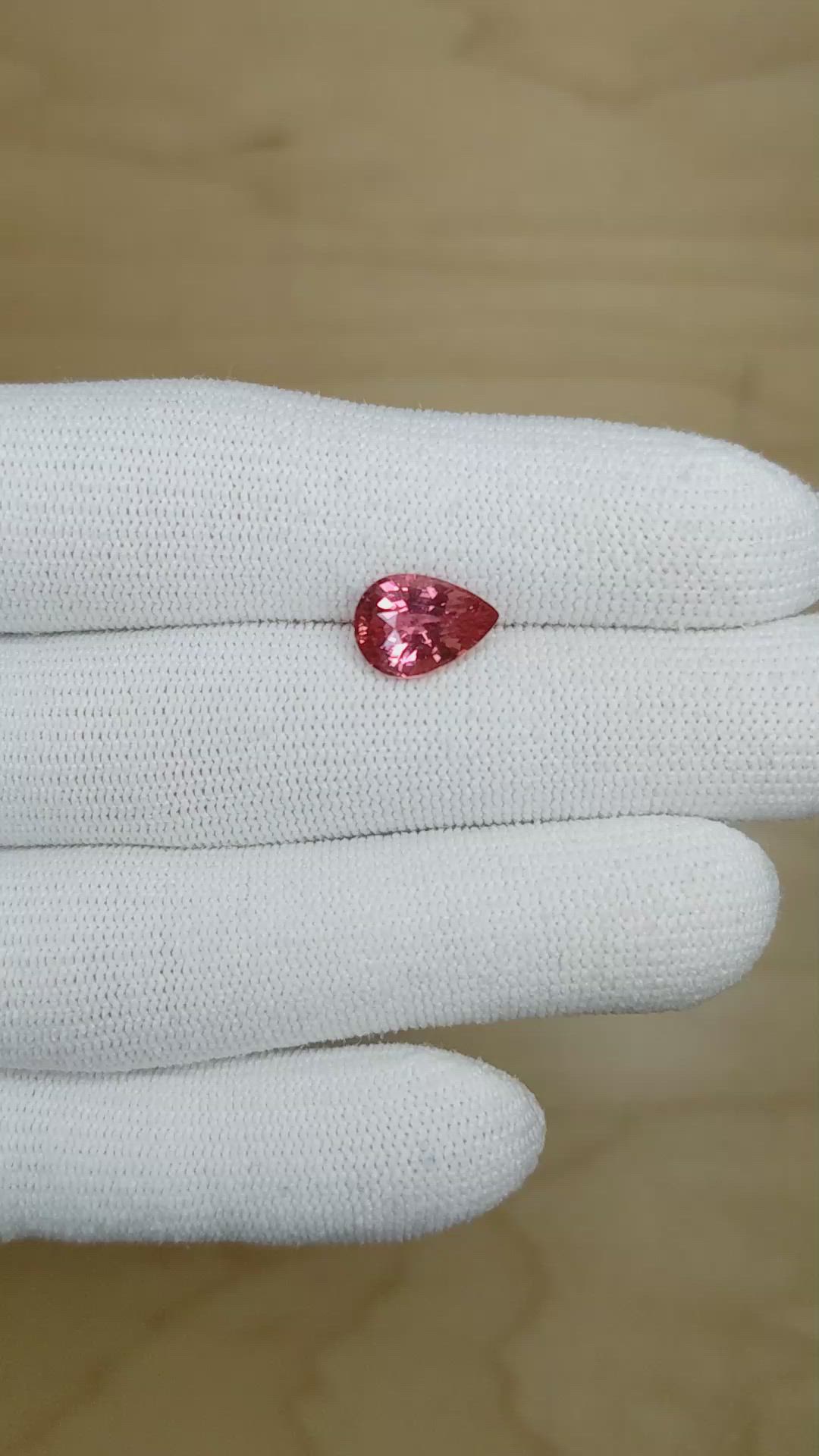 3.01 Ct. Padparadscha Sapphire from Madagascar Size Video
