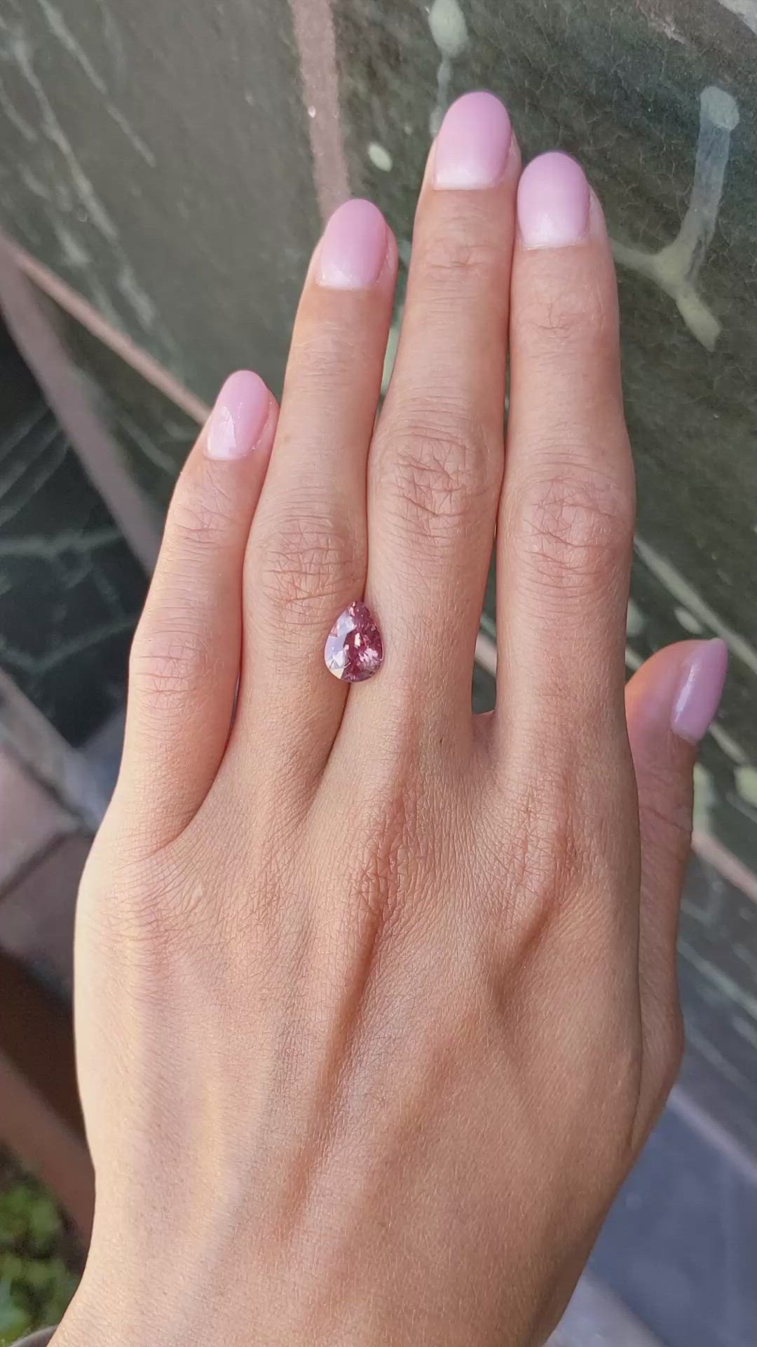 3.01 Ct. Padparadscha Sapphire from Madagascar Size Video