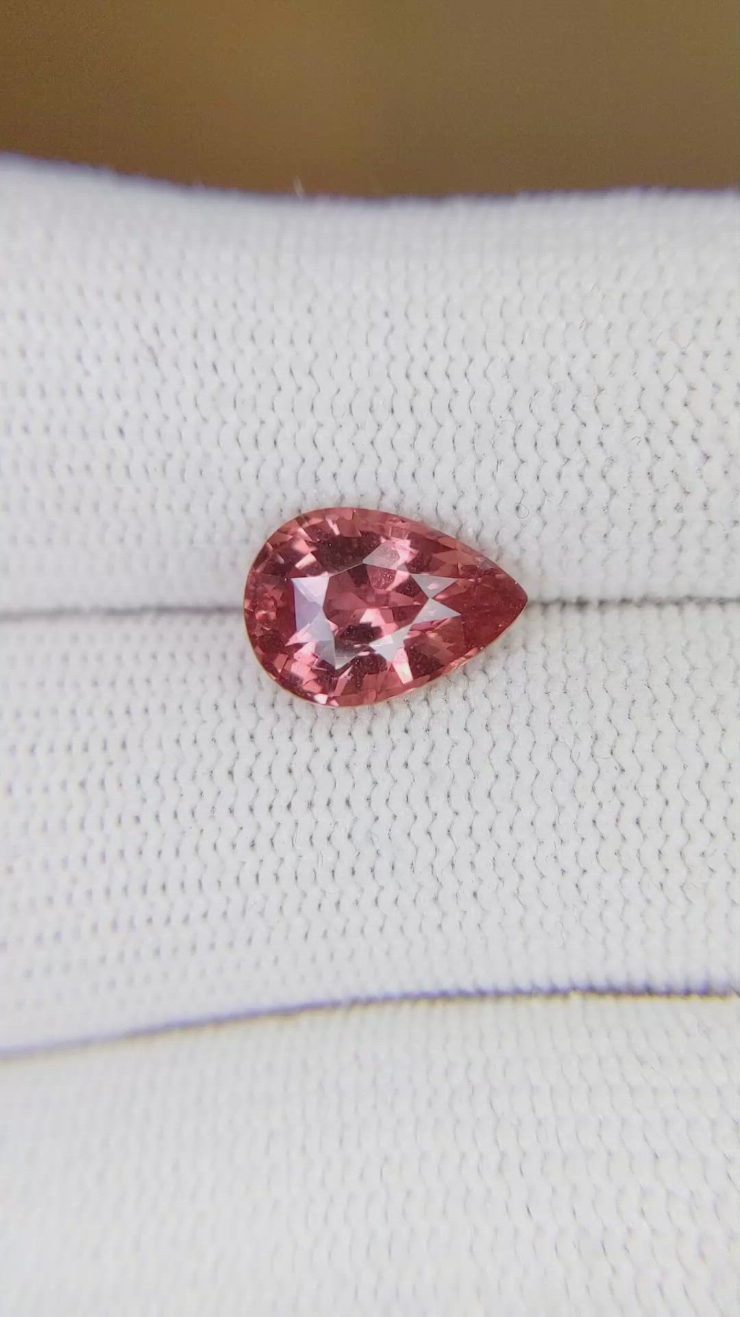 3.01 Ct. Padparadscha Sapphire from Madagascar Size Video