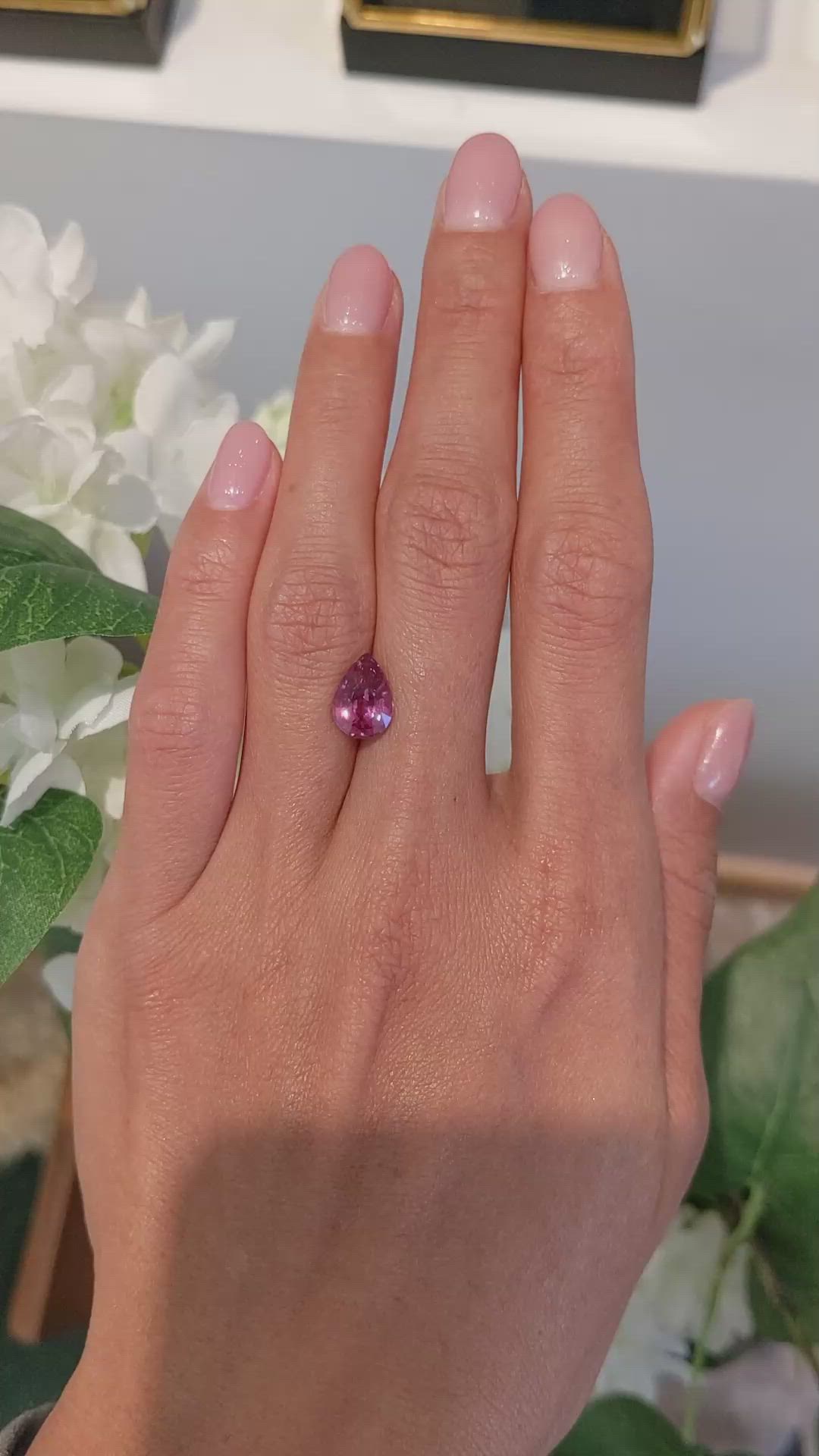 3.01 Ct. Padparadscha Sapphire from Madagascar Size Video