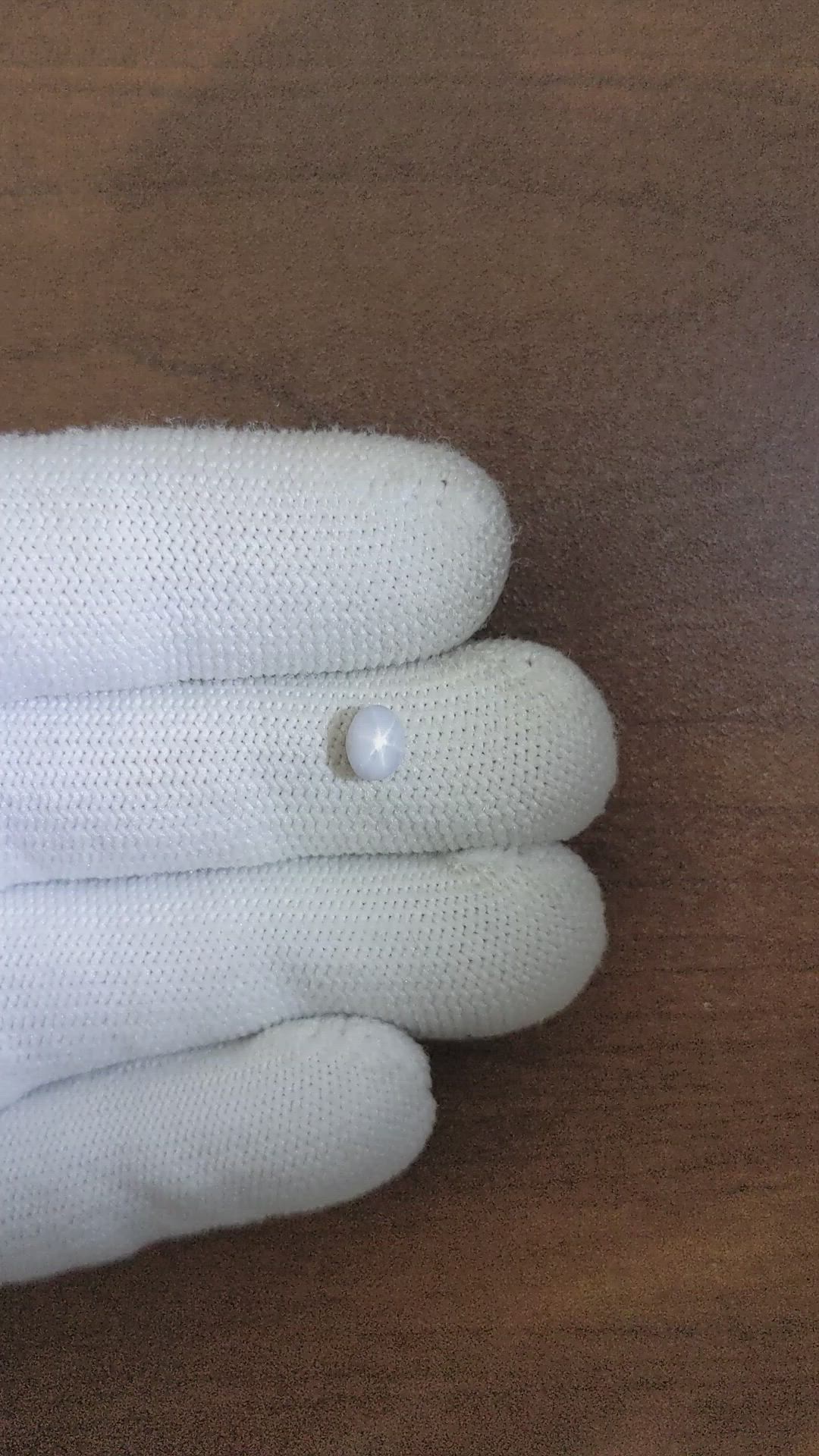 0.80 Ct. Grey Star Sapphire from Ceylon (Sri Lanka) Size Video