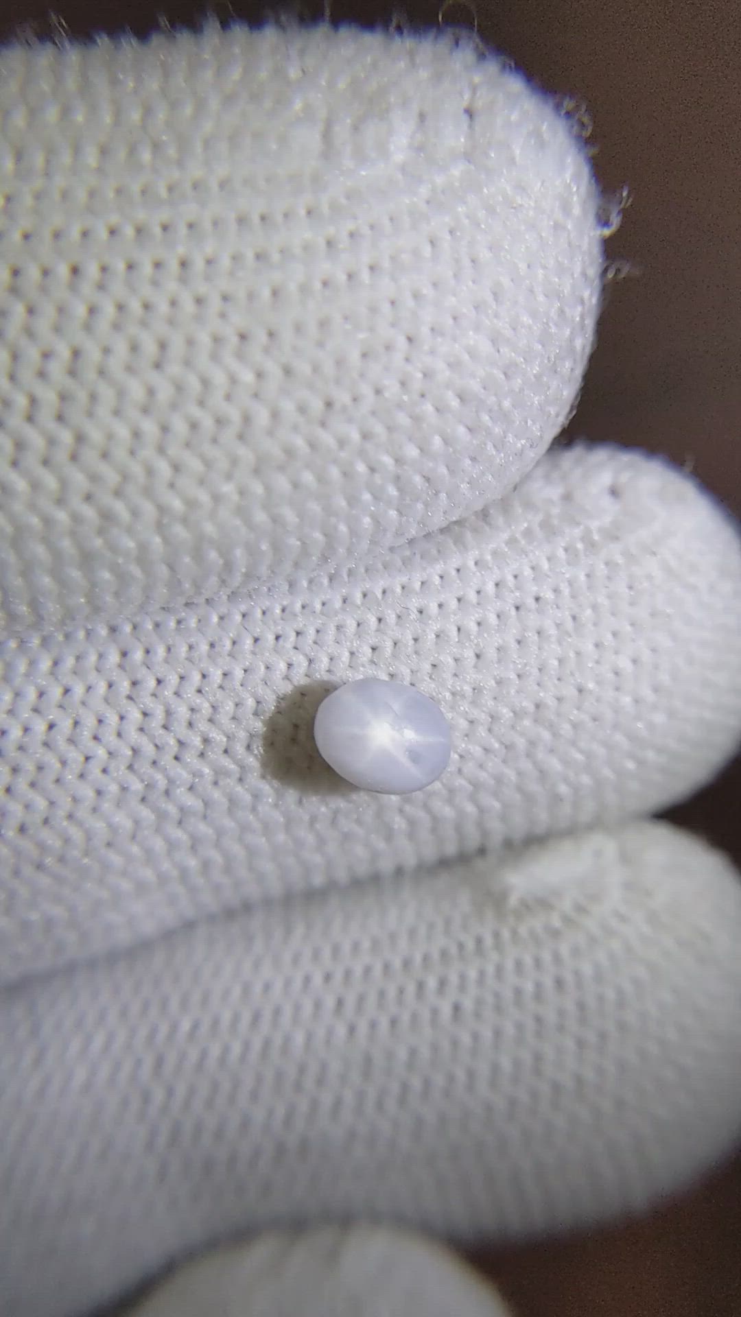 0.80 Ct. Grey Star Sapphire from Ceylon (Sri Lanka) Size Video