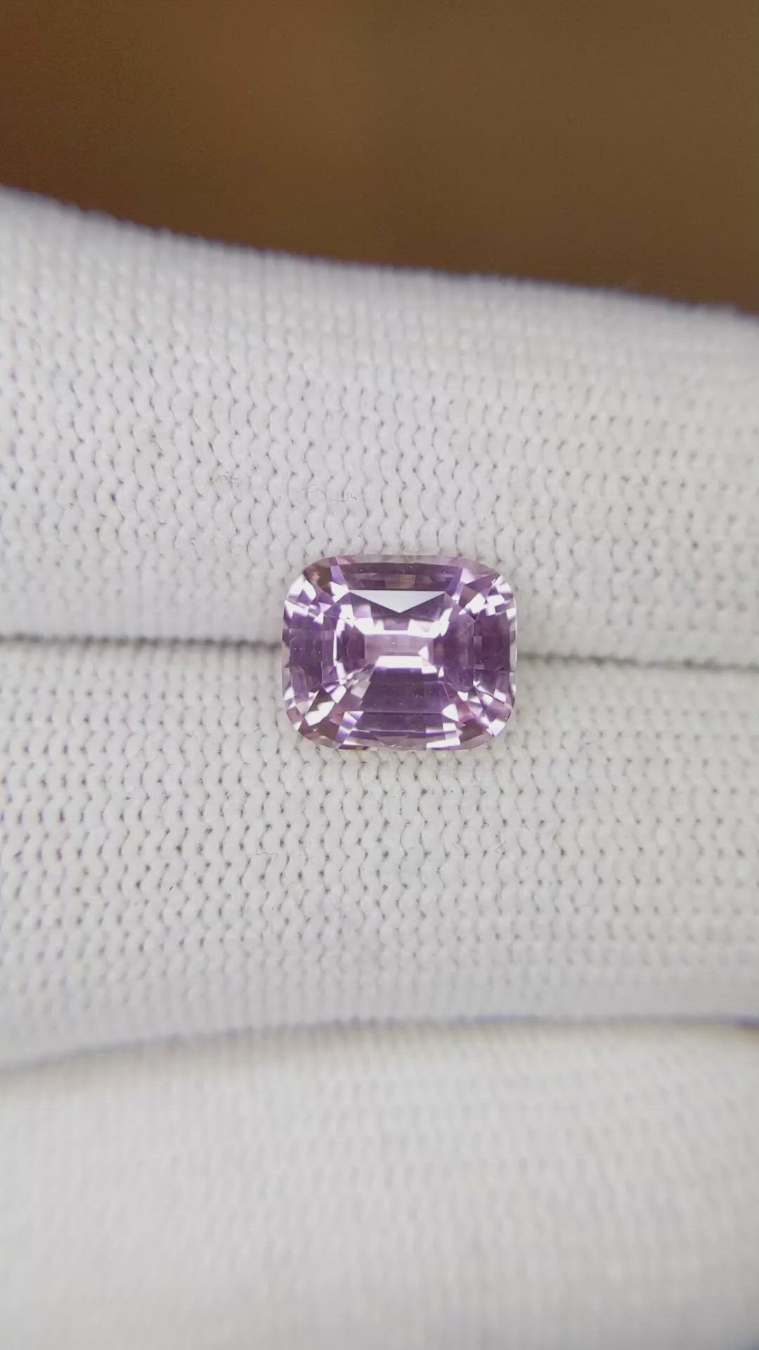 3.24 Ct. Pink Sapphire from Ceylon (Sri Lanka) Size Video