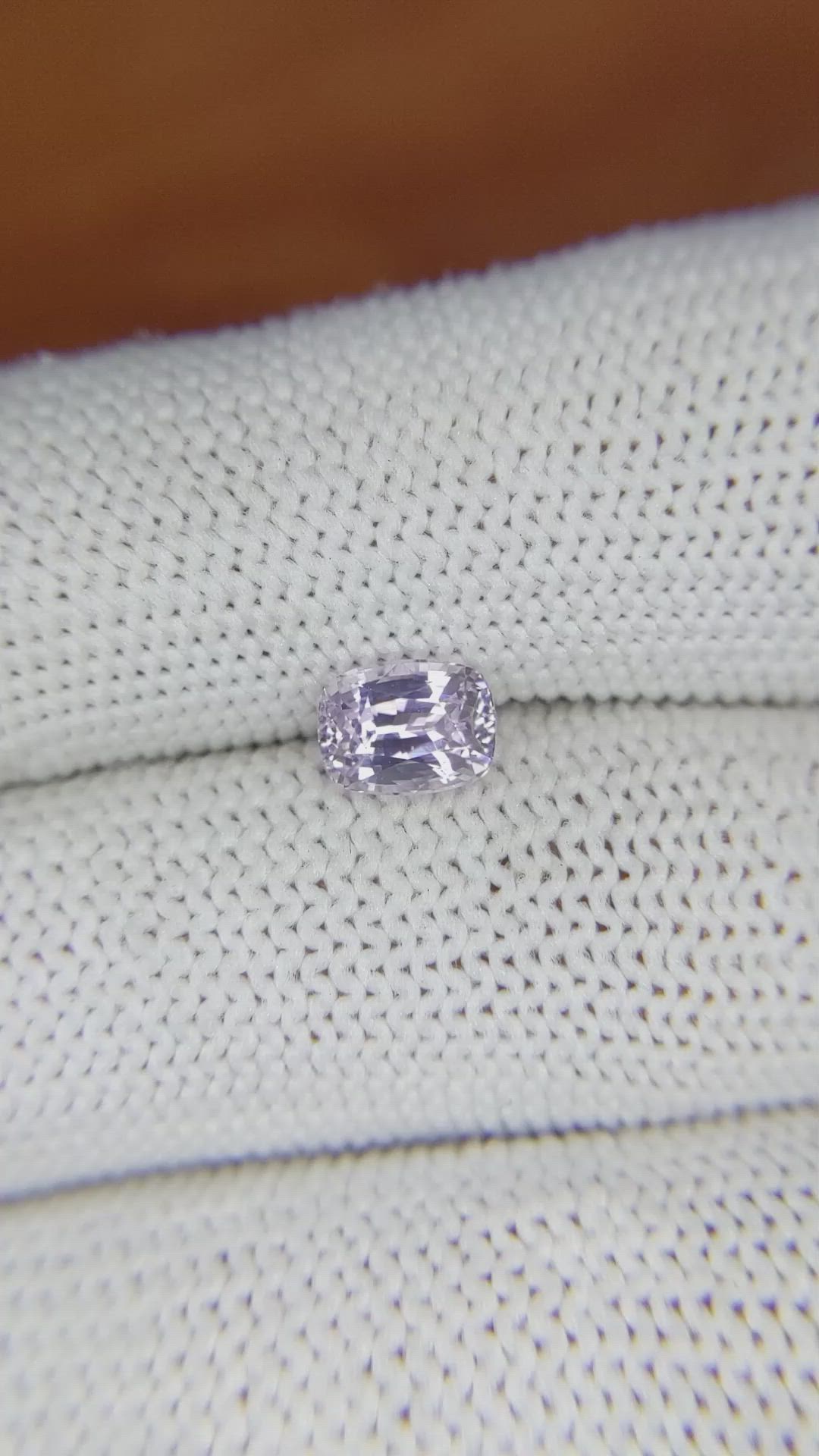 1.21 Ct. Purple Sapphire from Ceylon (Sri Lanka) Size Video