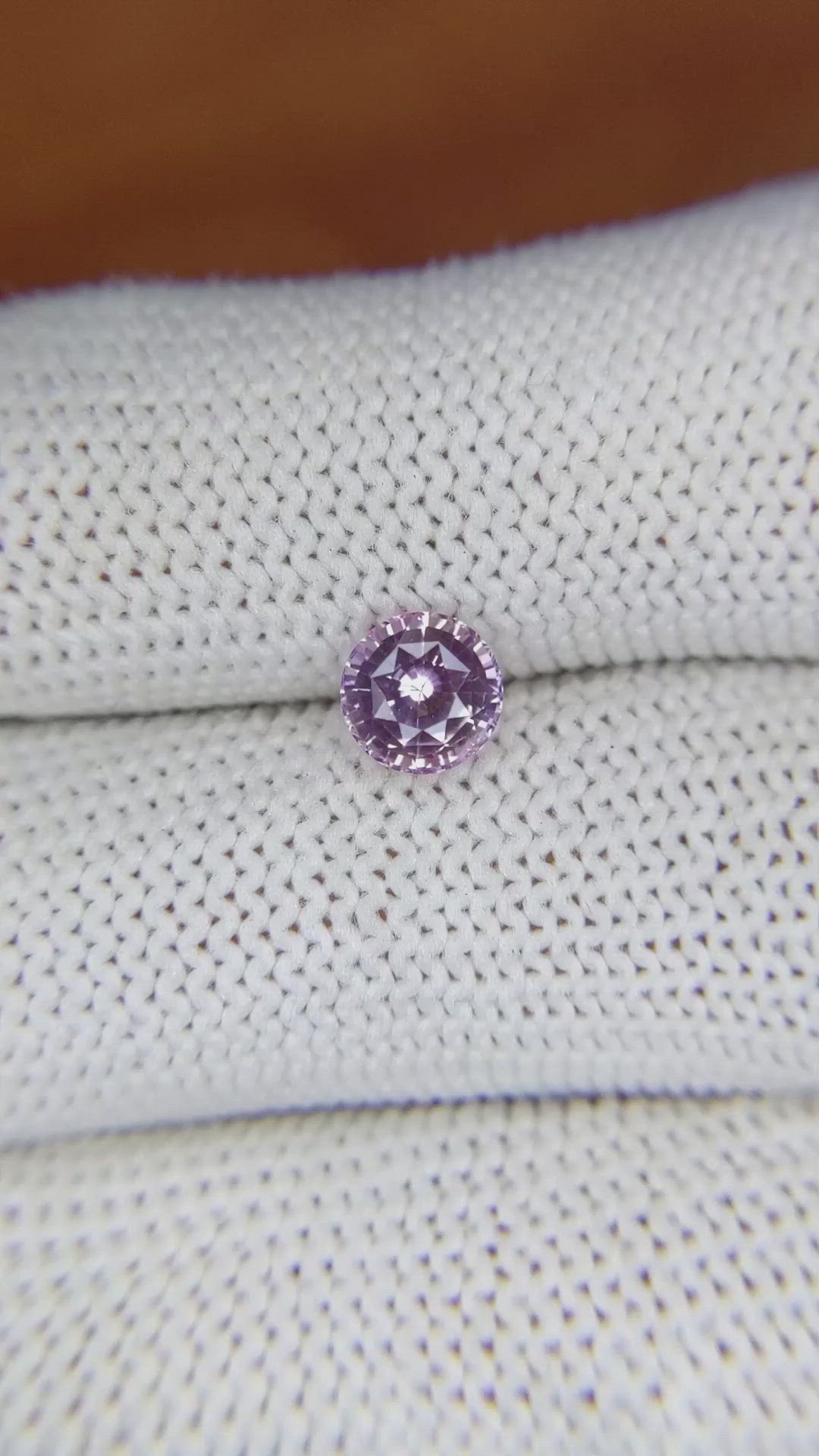 1.21 Ct. Pink Sapphire from Ceylon (Sri Lanka) Size Video