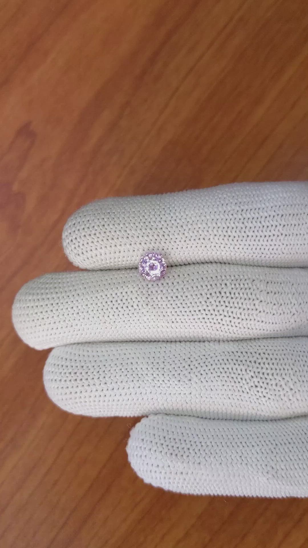 1.21 Ct. Pink Sapphire from Ceylon (Sri Lanka) Size Video