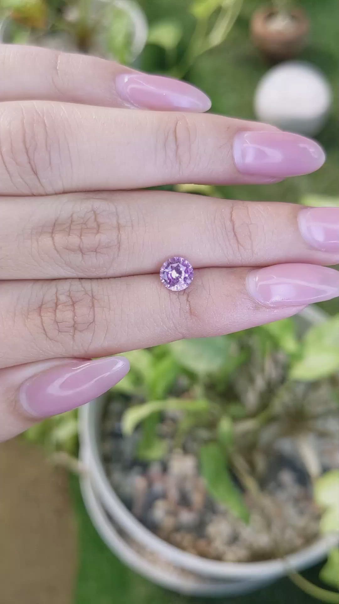 1.21 Ct. Pink Sapphire from Ceylon (Sri Lanka) Size Video