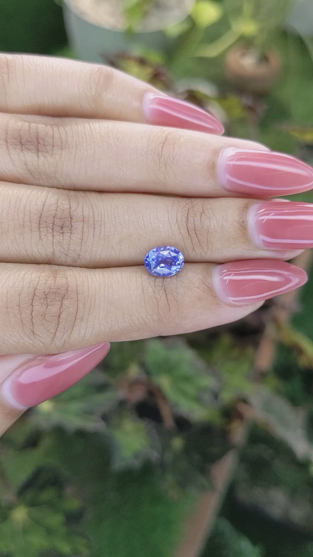 1.42 Ct. Blue Sapphire from Ceylon (Sri Lanka) Size Video