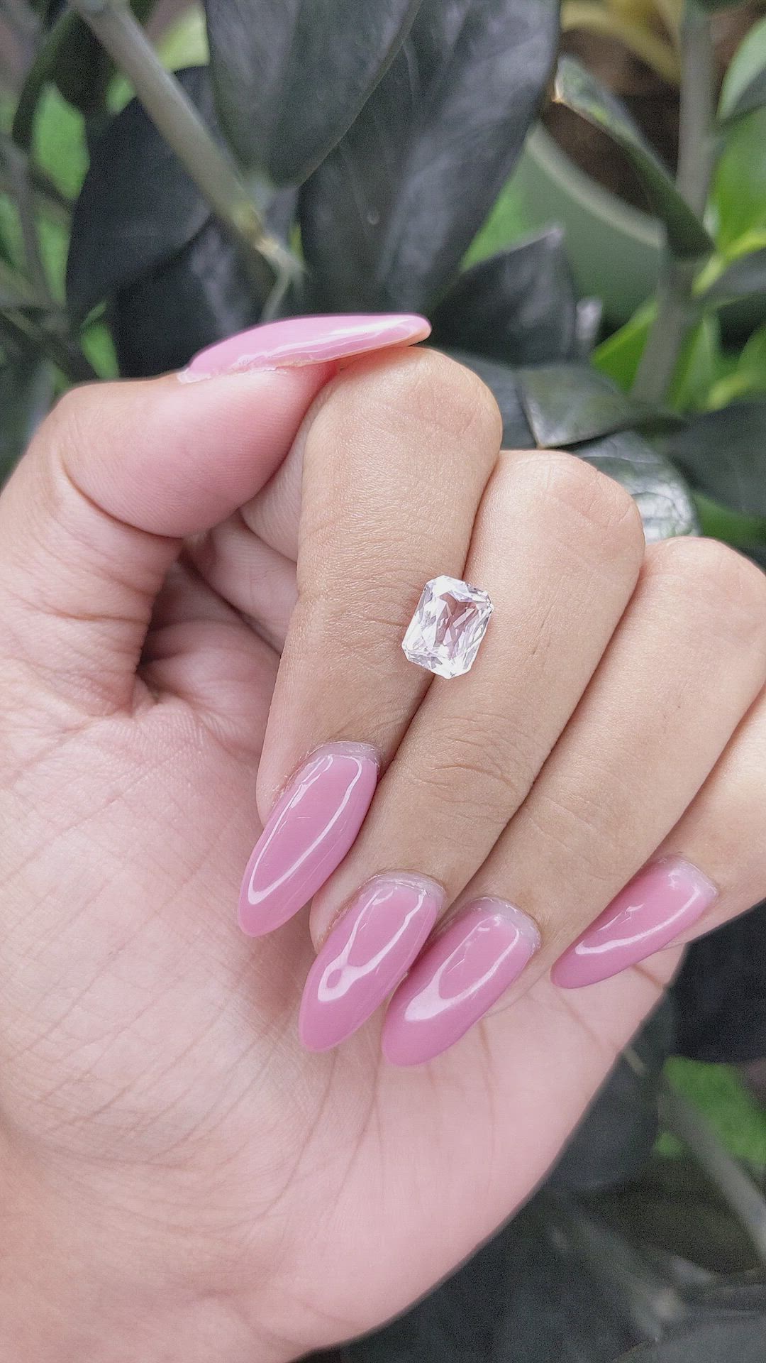 2.12 Ct. Pink Sapphire from Ceylon (Sri Lanka) Size Video