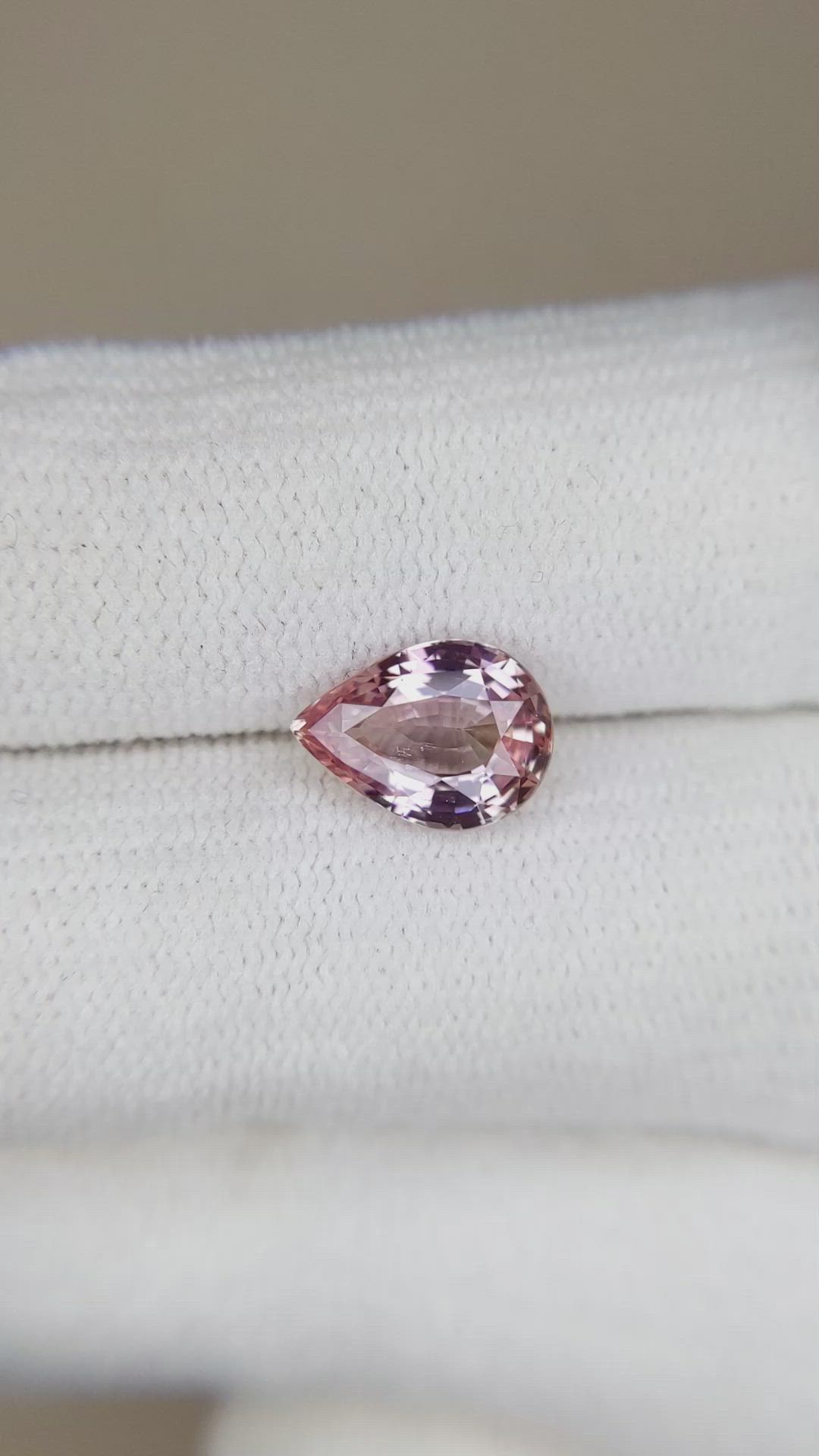 2.03 Ct. Padparadscha Sapphire from Madagascar Size Video