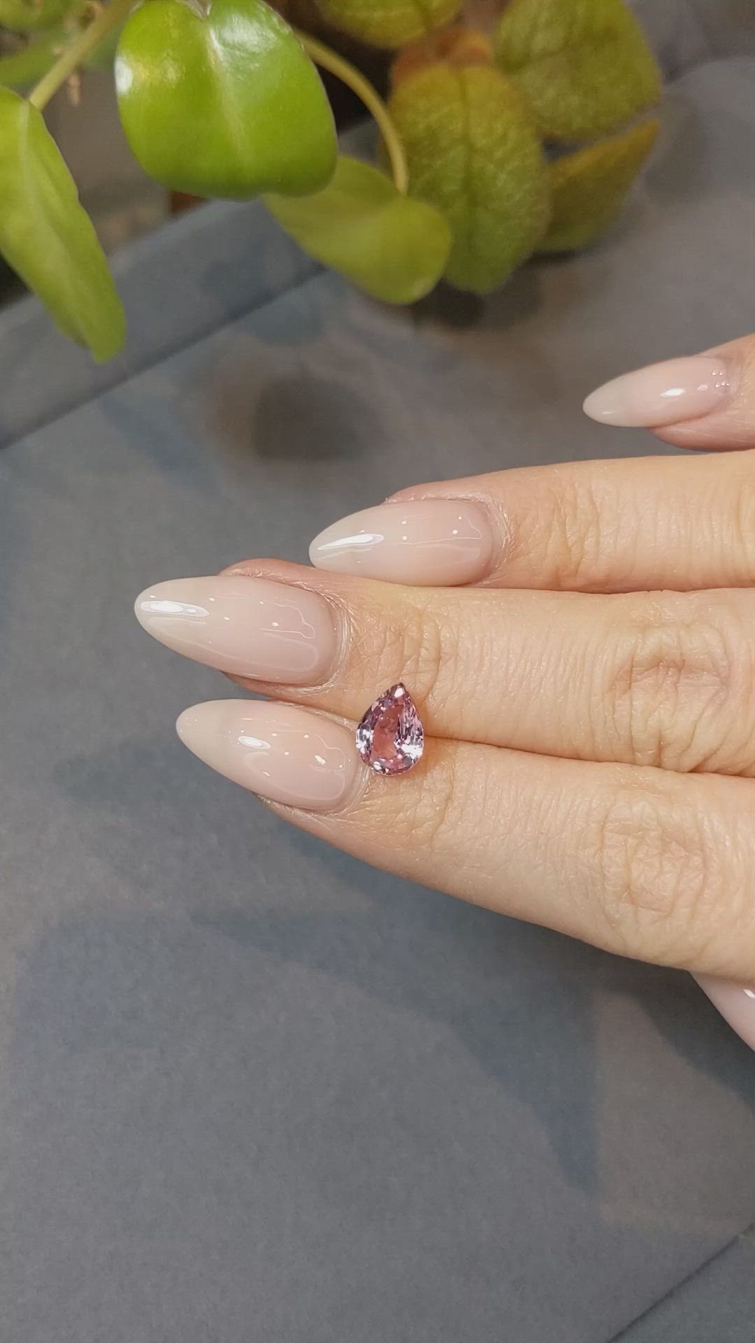 2.03 Ct. Padparadscha Sapphire from Madagascar Size Video