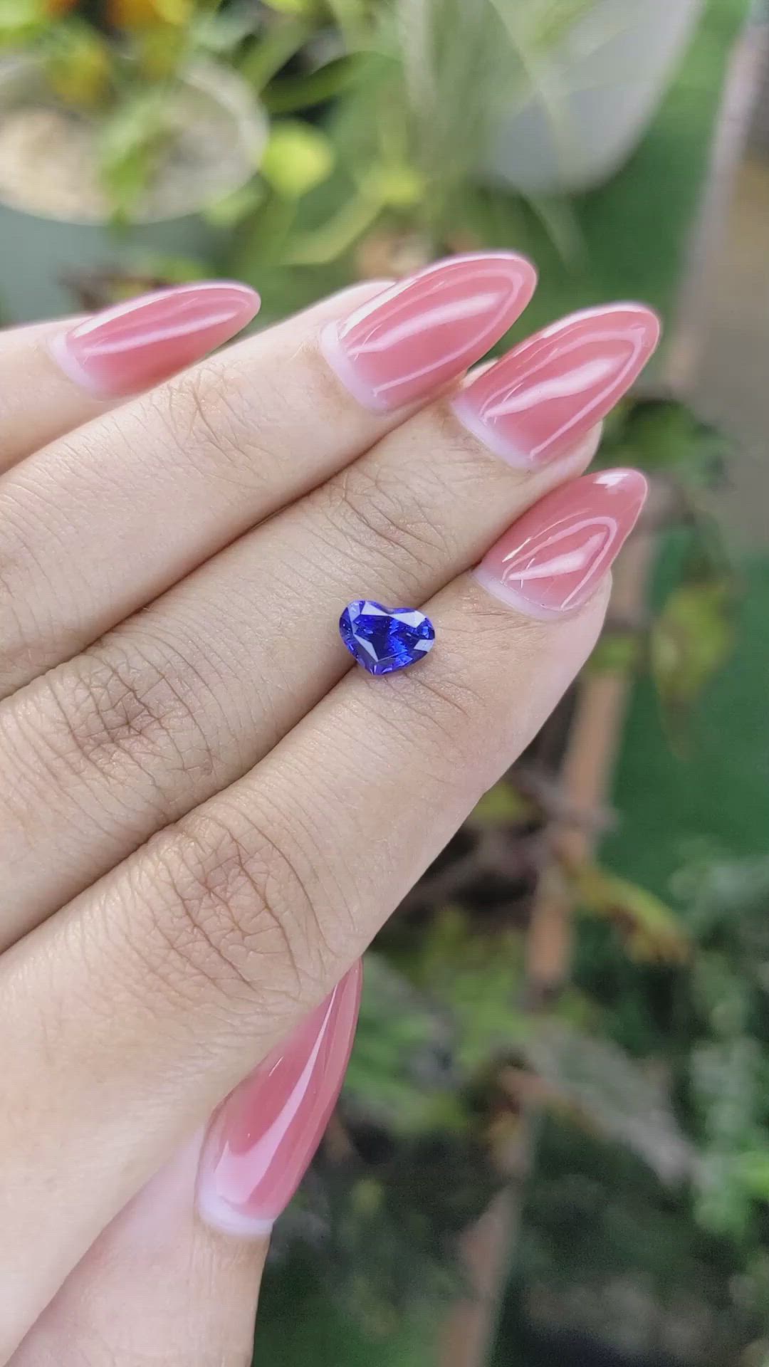 1.32 Ct. Blue Sapphire from Ceylon (Sri Lanka) Size Video
