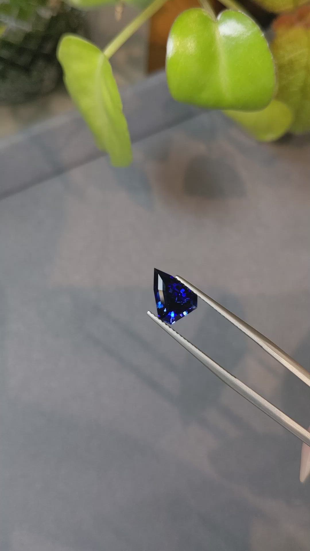 2.64 Ct. Blue Sapphire from Ceylon (Sri Lanka) Size Video