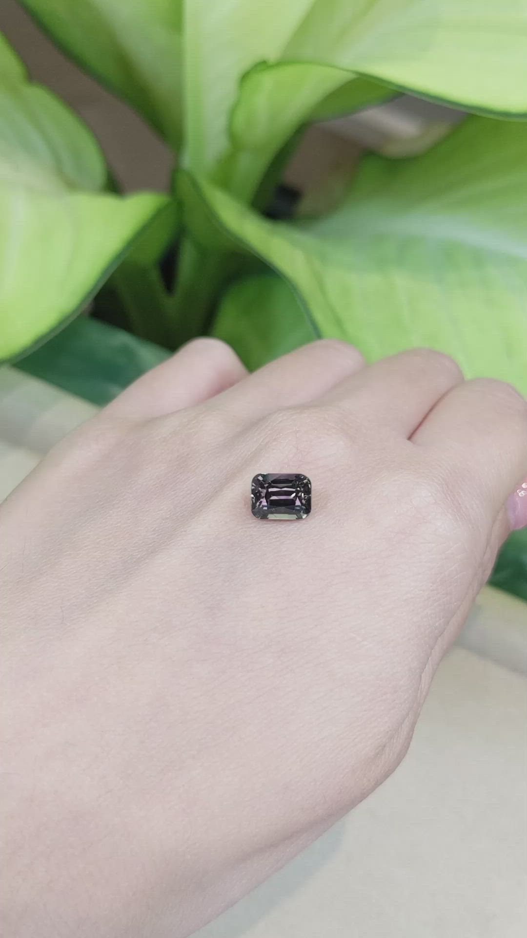 3.15 Ct. Color Change Sapphire from Ceylon (Sri Lanka) Size Video