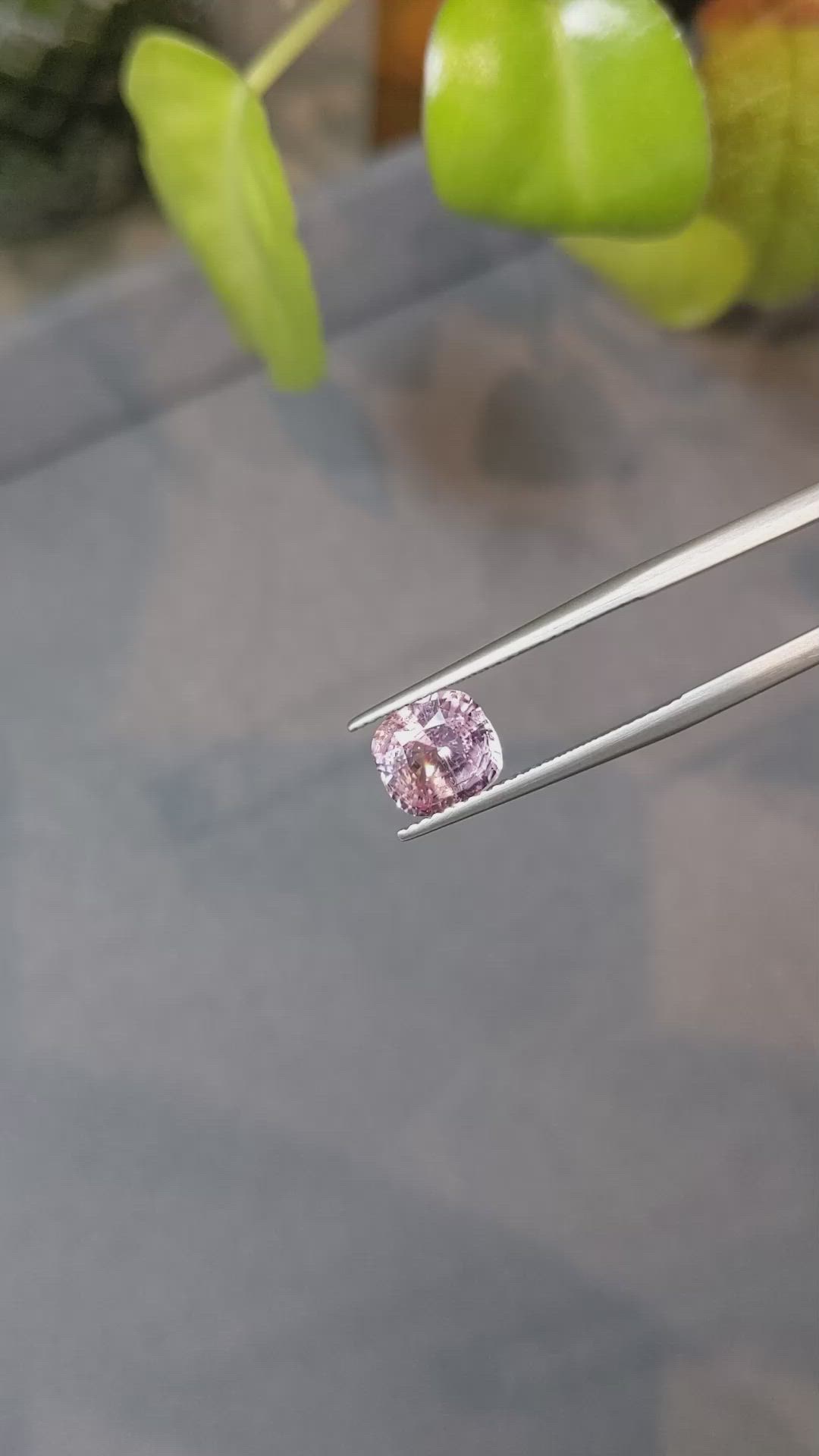 2.55 Ct. Pink Sapphire from Ceylon (Sri Lanka) Size Video