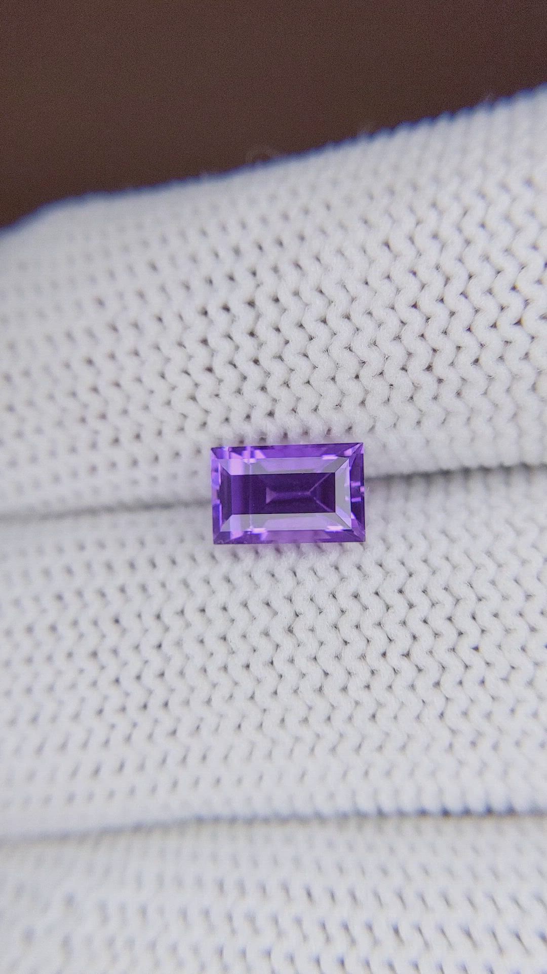 1.50 Ct. Purple Sapphire from Madagascar Size Video