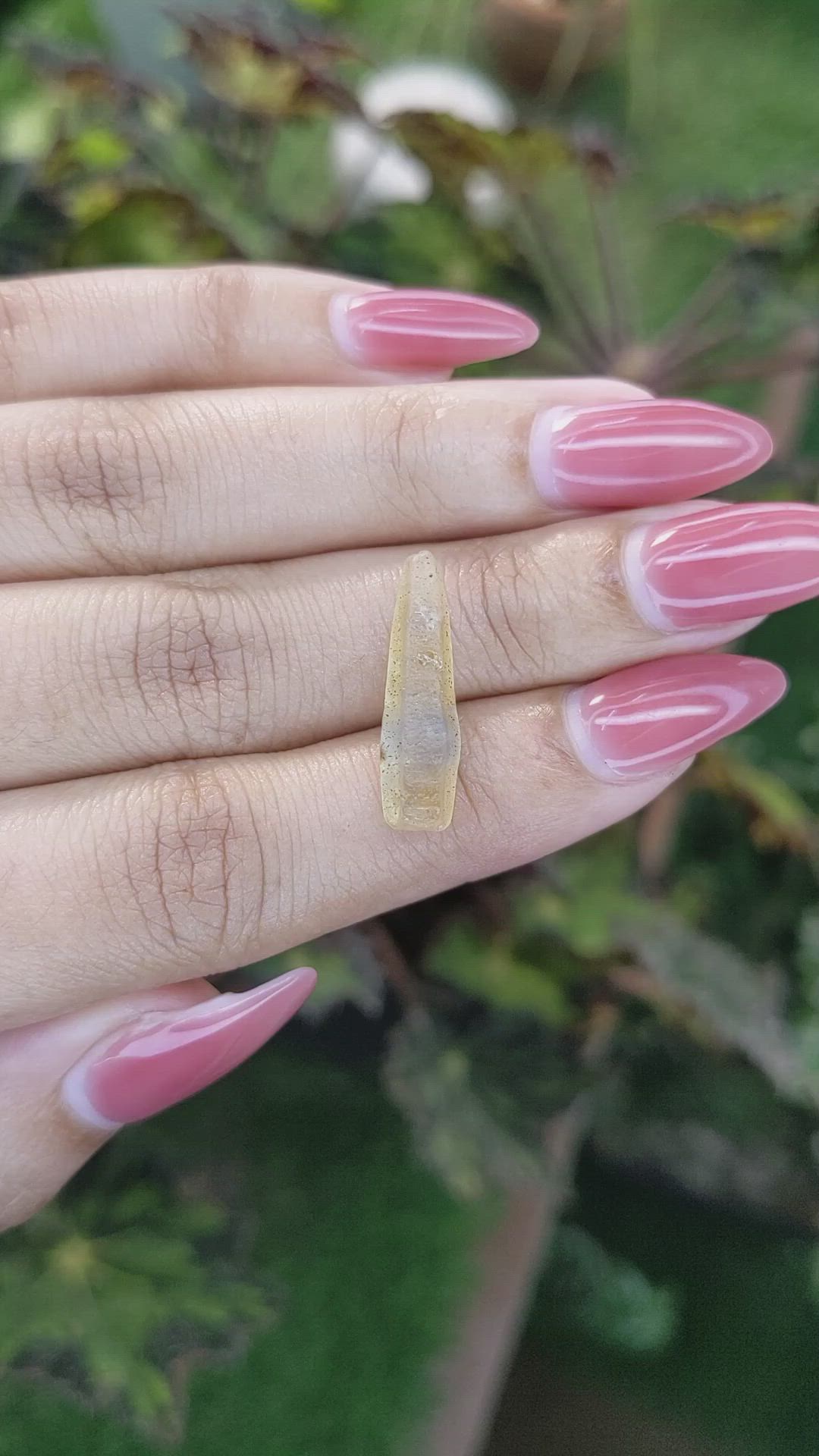 6.59 Ct. Yellow Sapphire Crystal from Ceylon (Sri Lanka) Size Video