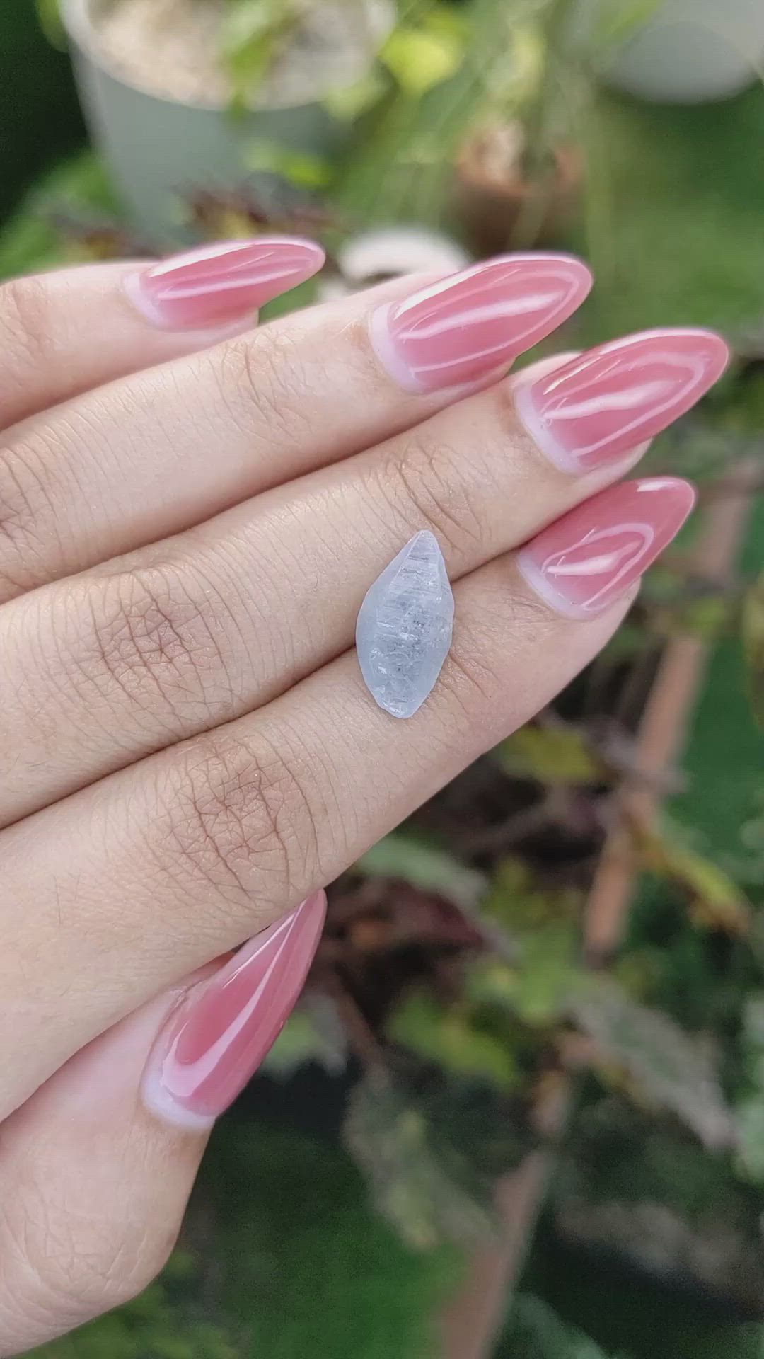 6.13 Ct. Blue Sapphire Crystal from Ceylon (Sri Lanka) Size Video