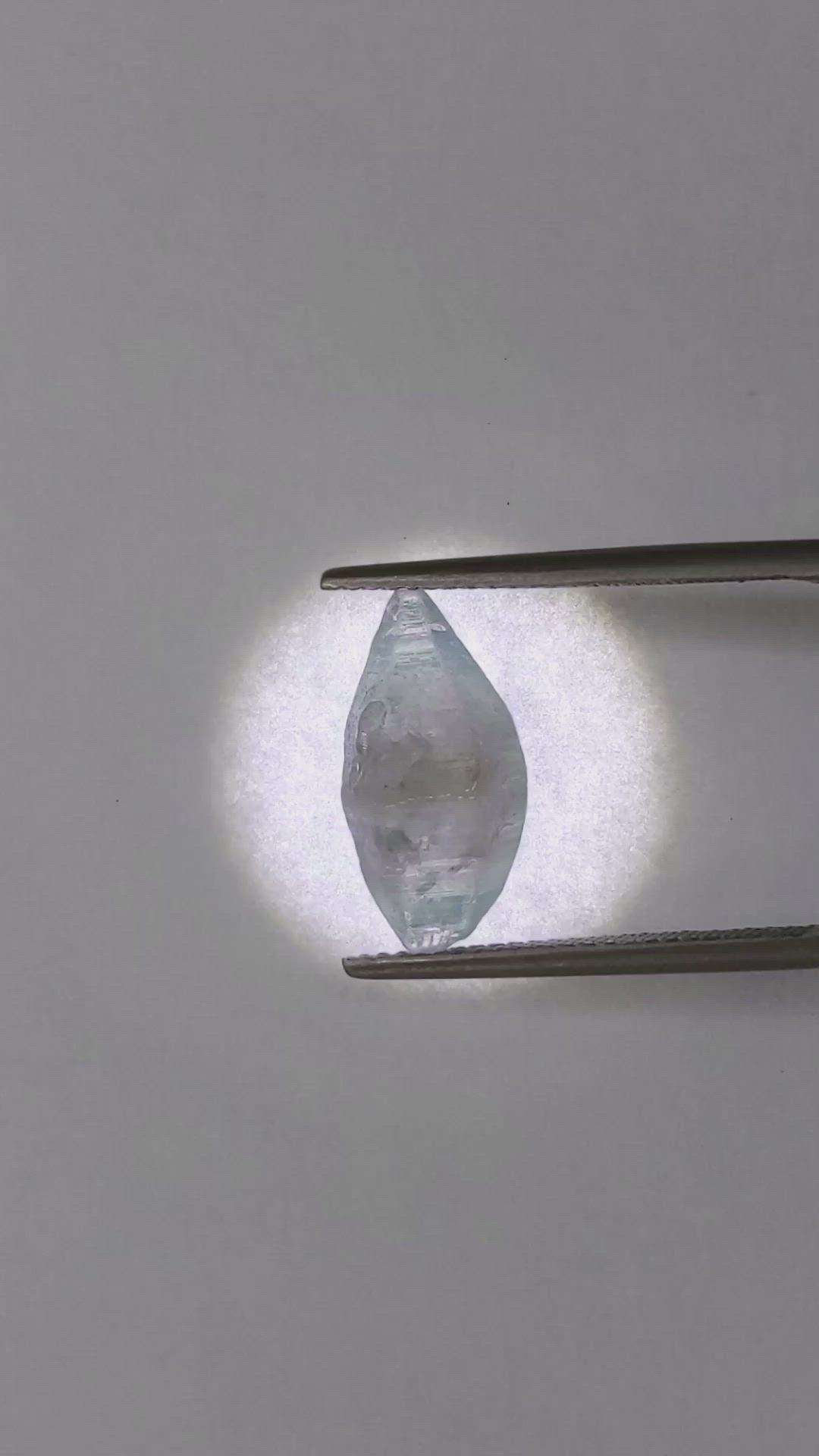 6.13 Ct. Blue Sapphire Crystal from Ceylon (Sri Lanka) Size Video
