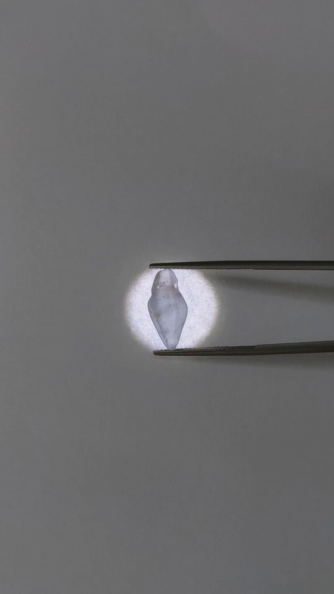 5.52 Ct. Blue Sapphire Crystal from Ceylon (Sri Lanka) Size Video