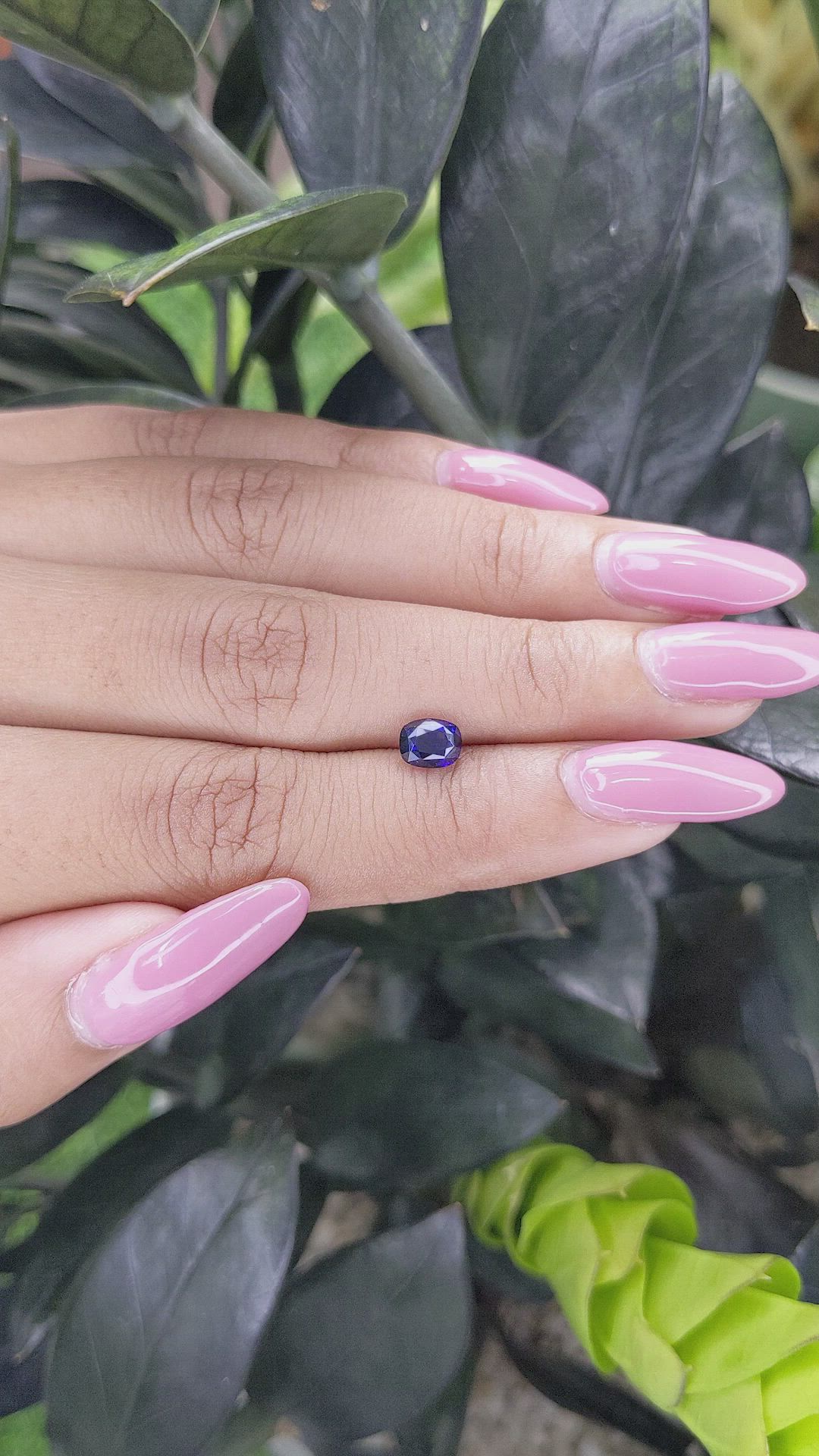 1.04 Ct. Blue Sapphire from Madagascar Size Video