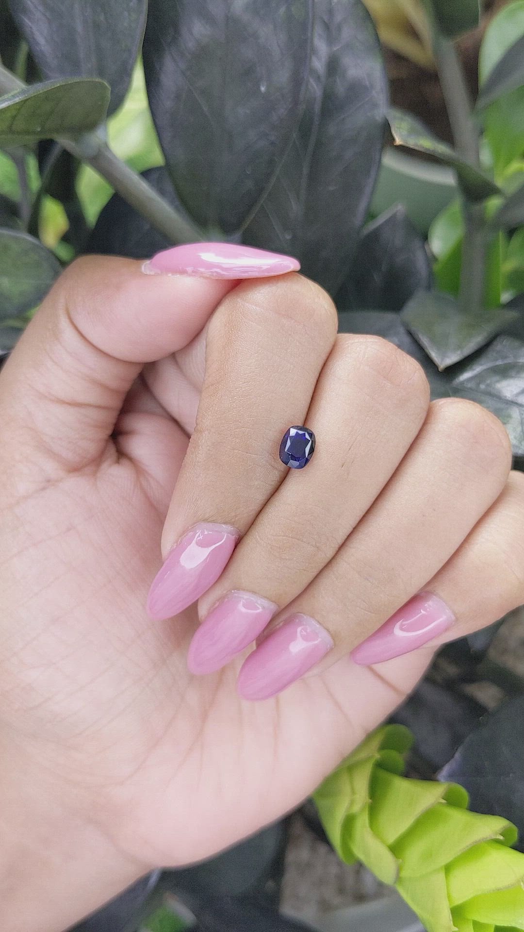 1.04 Ct. Blue Sapphire from Madagascar Size Video