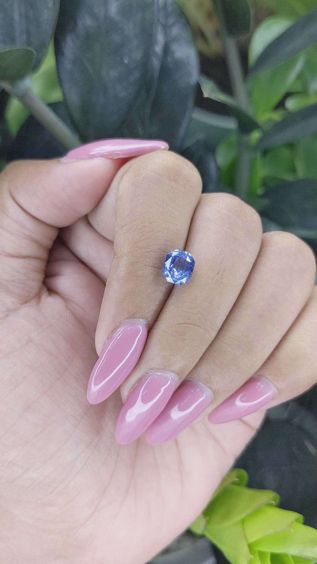 2.02 Ct. Blue Sapphire from Ceylon (Sri Lanka) Size Video