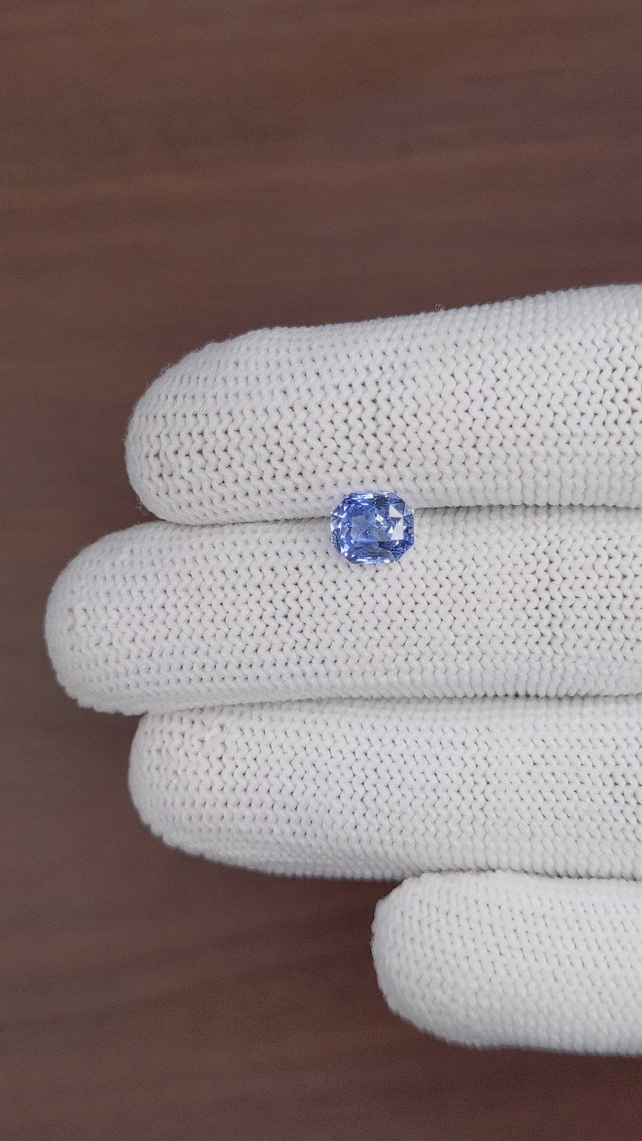 2.02 Ct. Blue Sapphire from Ceylon (Sri Lanka) Size Video