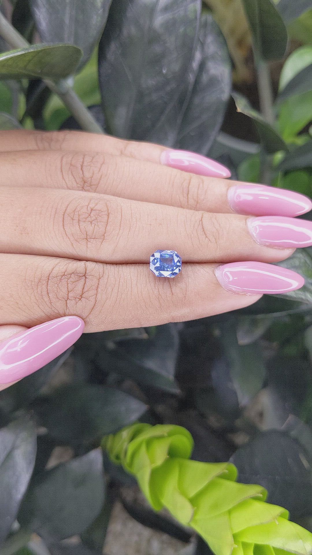 2.02 Ct. Blue Sapphire from Ceylon (Sri Lanka) Size Video