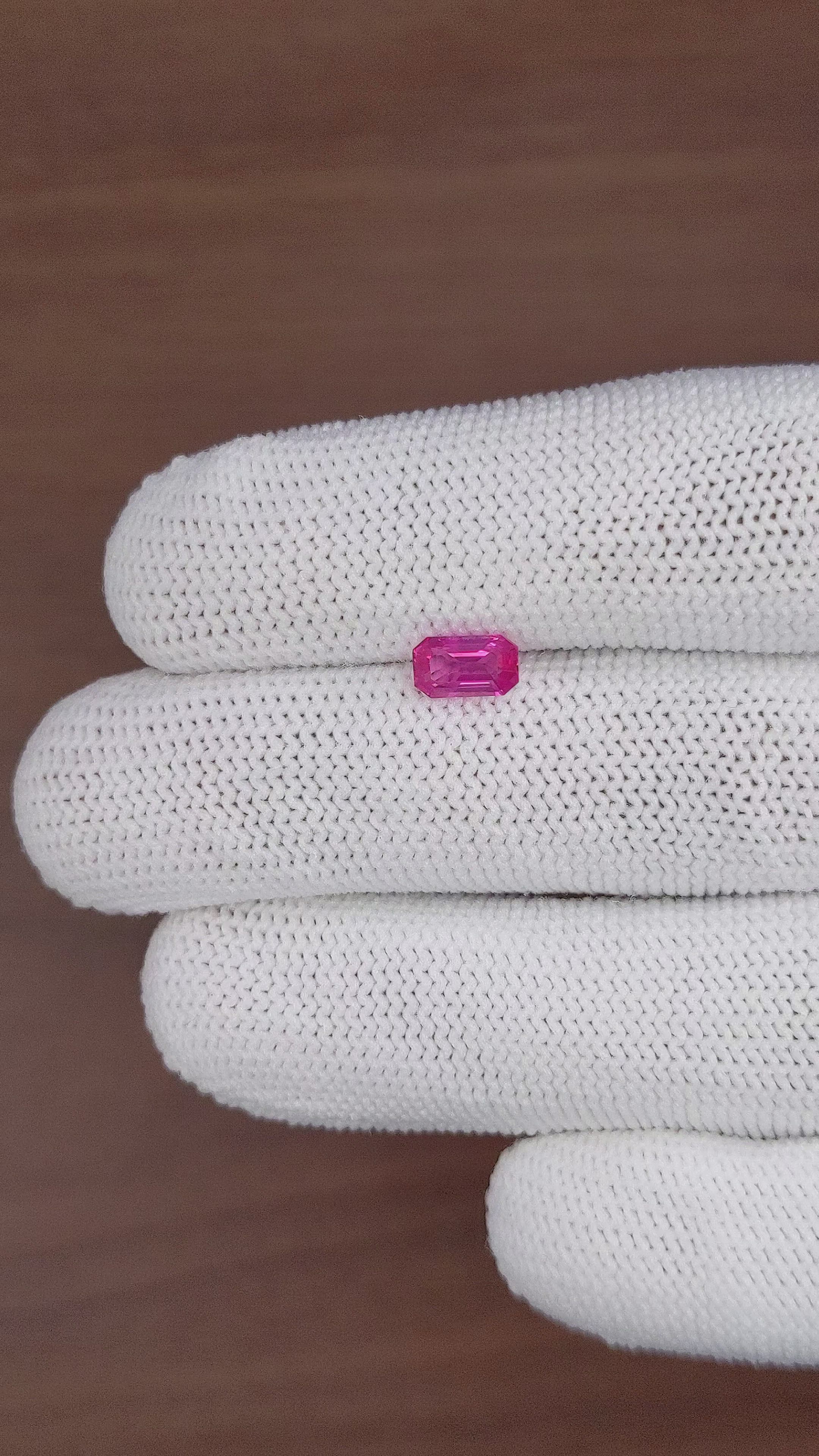 1.02 Ct. Pink Sapphire from Mozambique Size Video