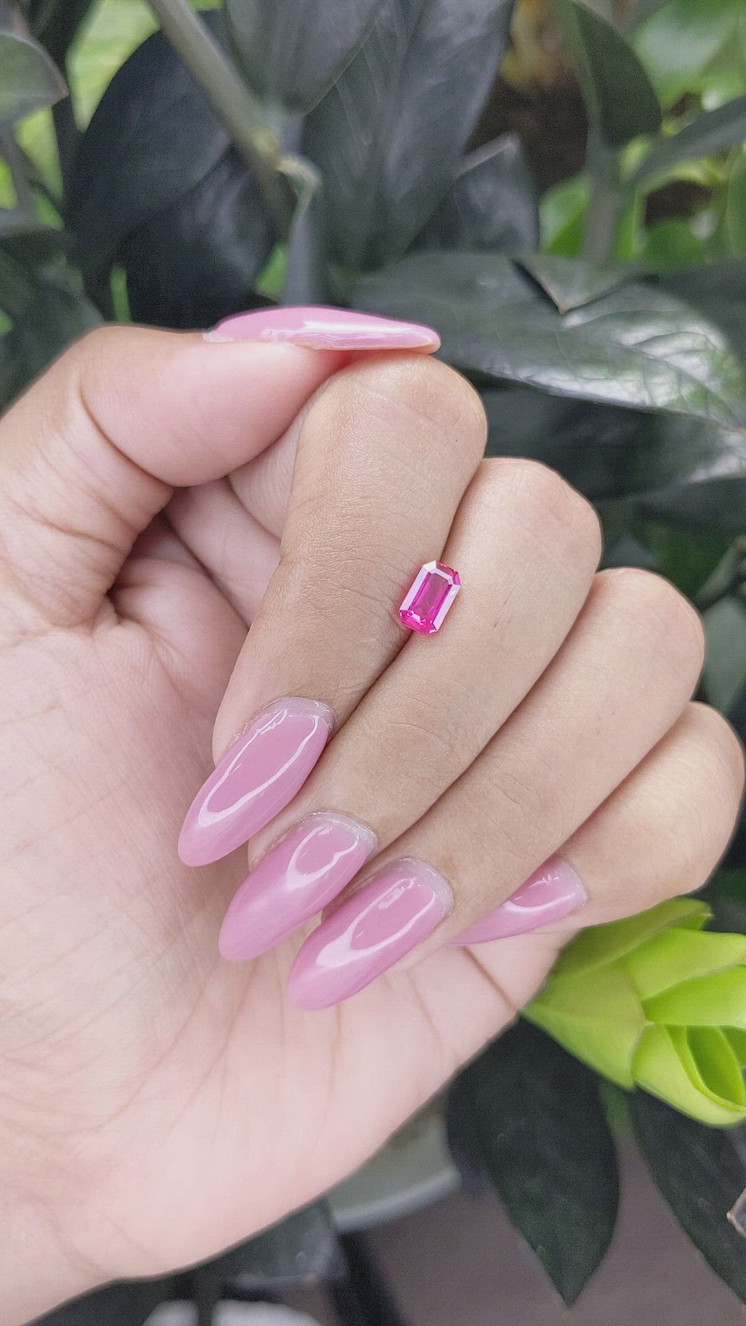1.02 Ct. Pink Sapphire from Mozambique Size Video