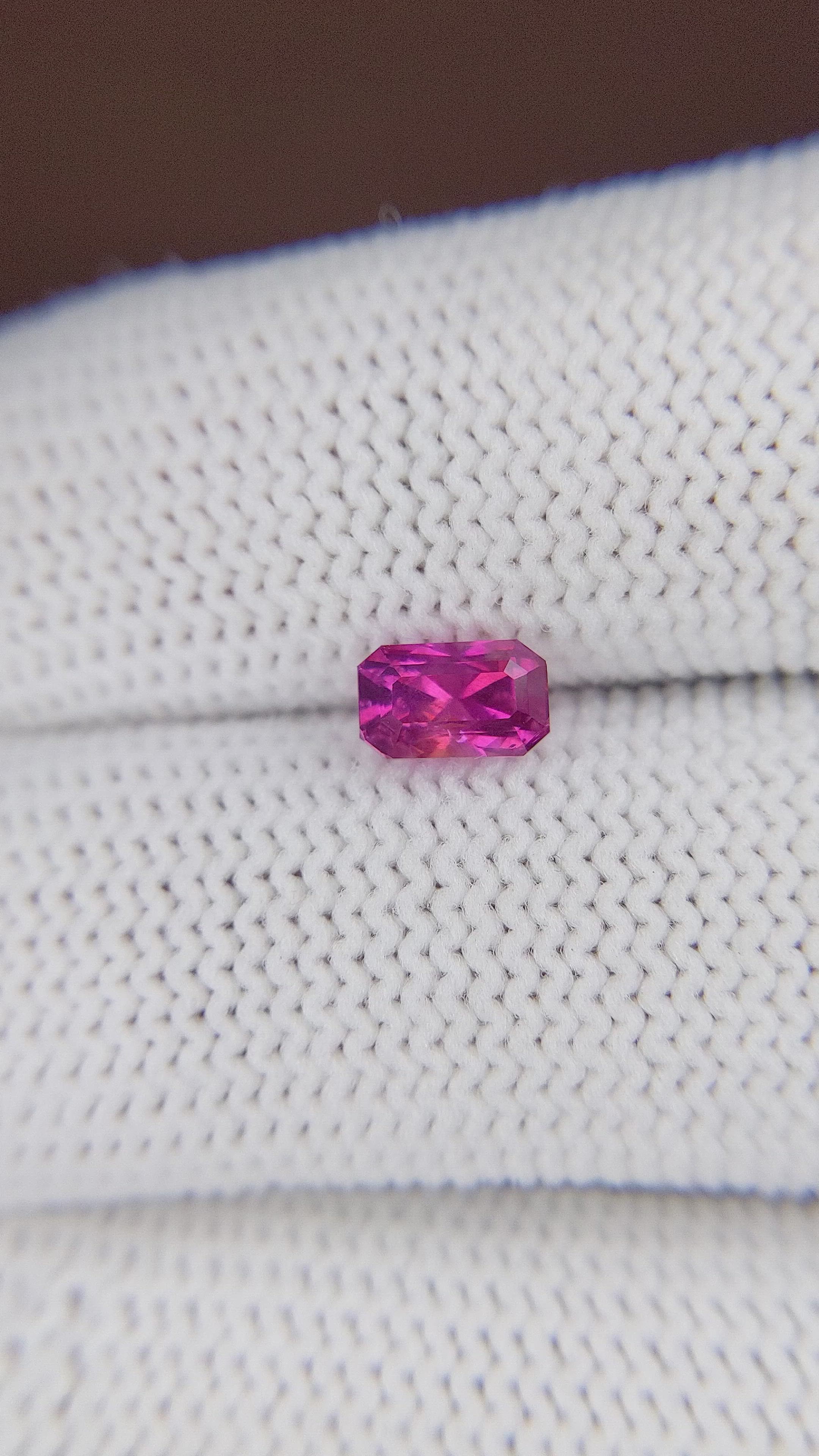 1.14 Ct. Purplish Pink Sapphire from Mozambique Size Video