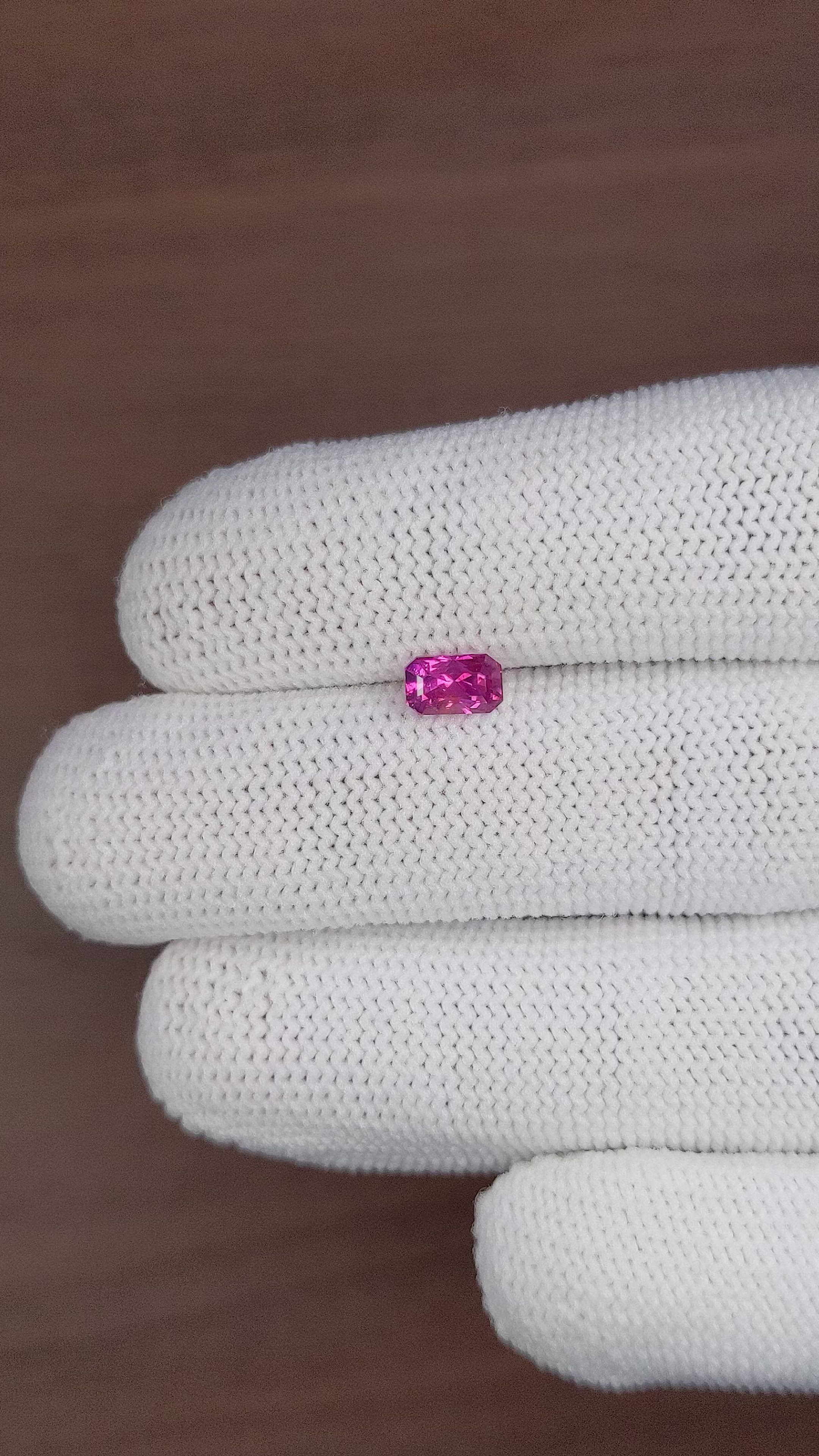 1.14 Ct. Purplish Pink Sapphire from Mozambique Size Video