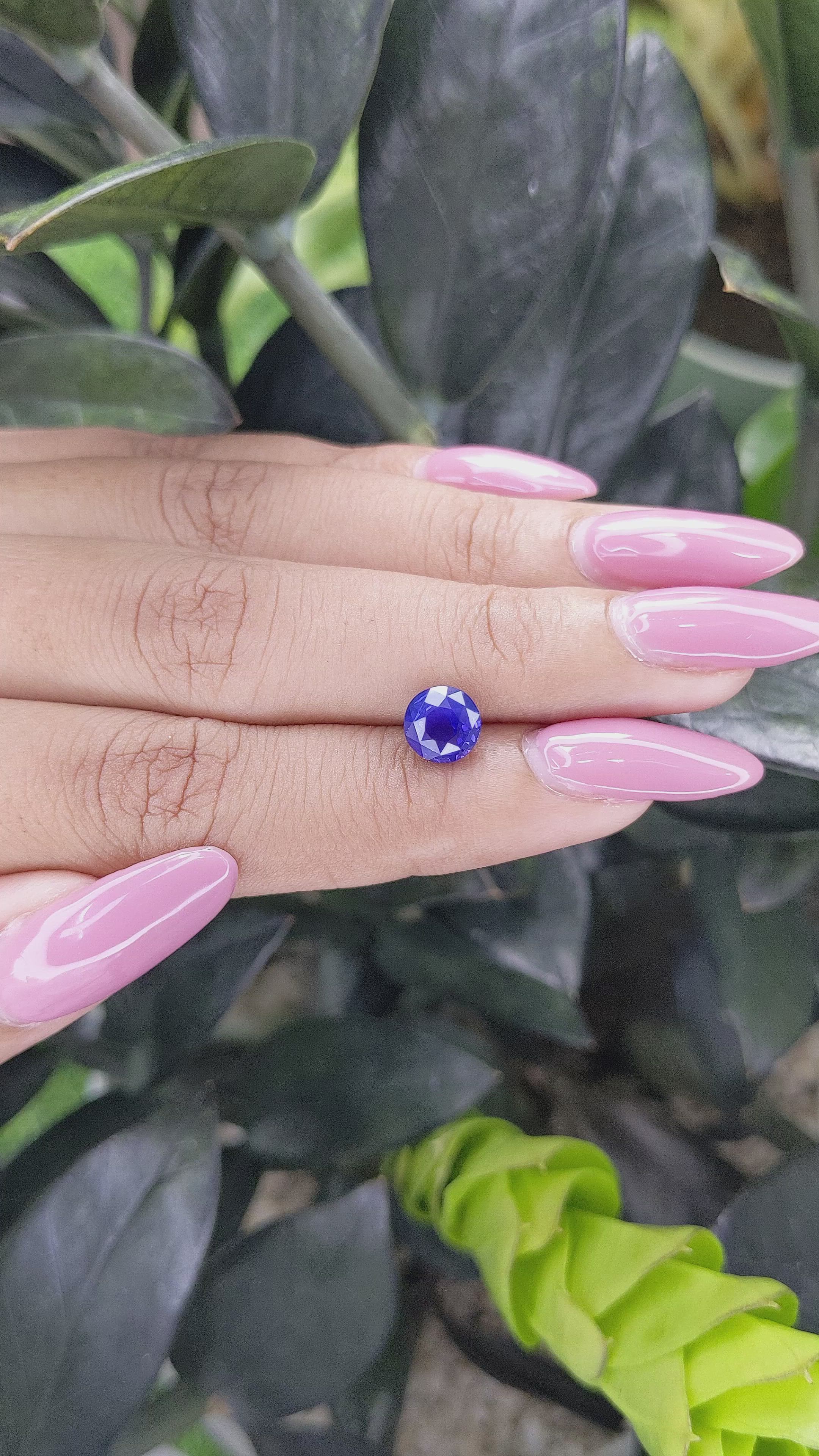 1.98 Ct. Color Change Sapphire from Ceylon (Sri Lanka) Size Video