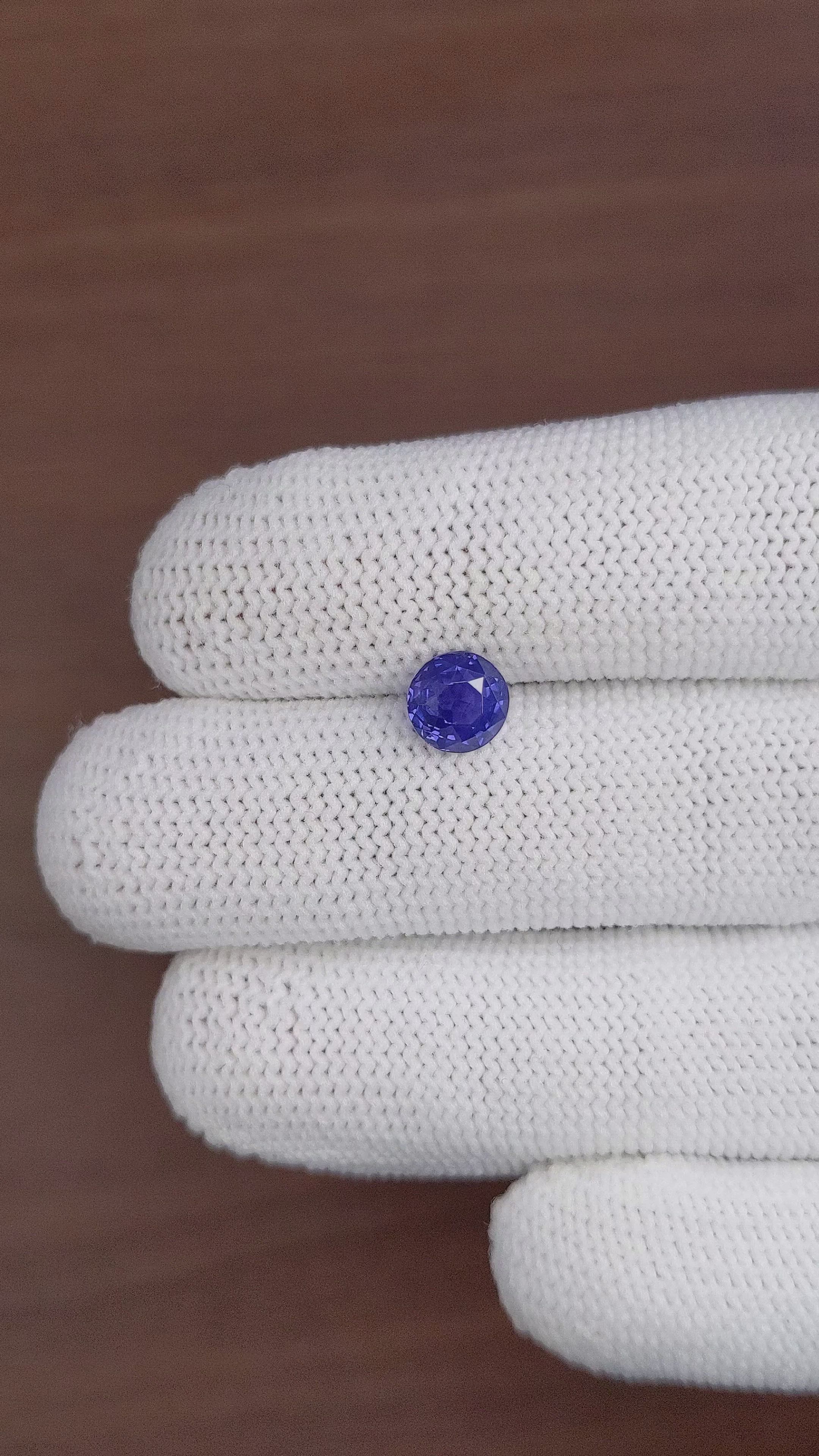 1.98 Ct. Color Change Sapphire from Ceylon (Sri Lanka) Size Video