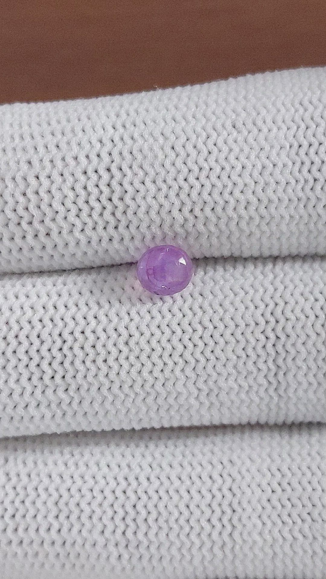 1.23 Ct. Purple Star Sapphire from Ceylon (Sri Lanka) Size Video