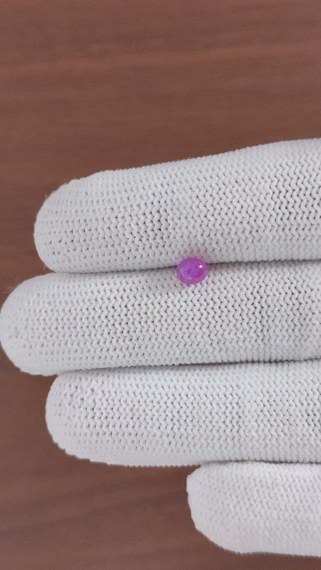 1.12 Ct. Purple Star Sapphire from Ceylon (Sri Lanka) Size Video