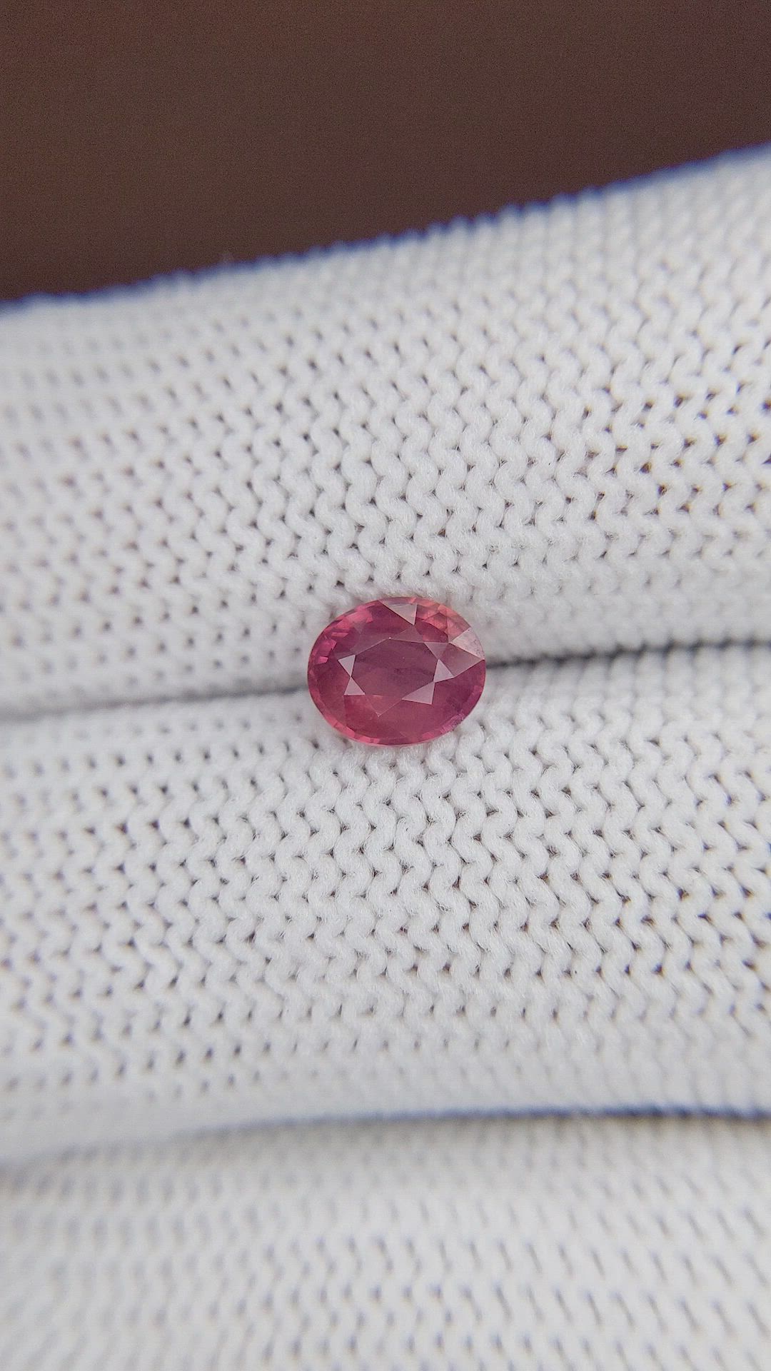 1.07 Ct. Pink Sapphire from Madagascar Size Video