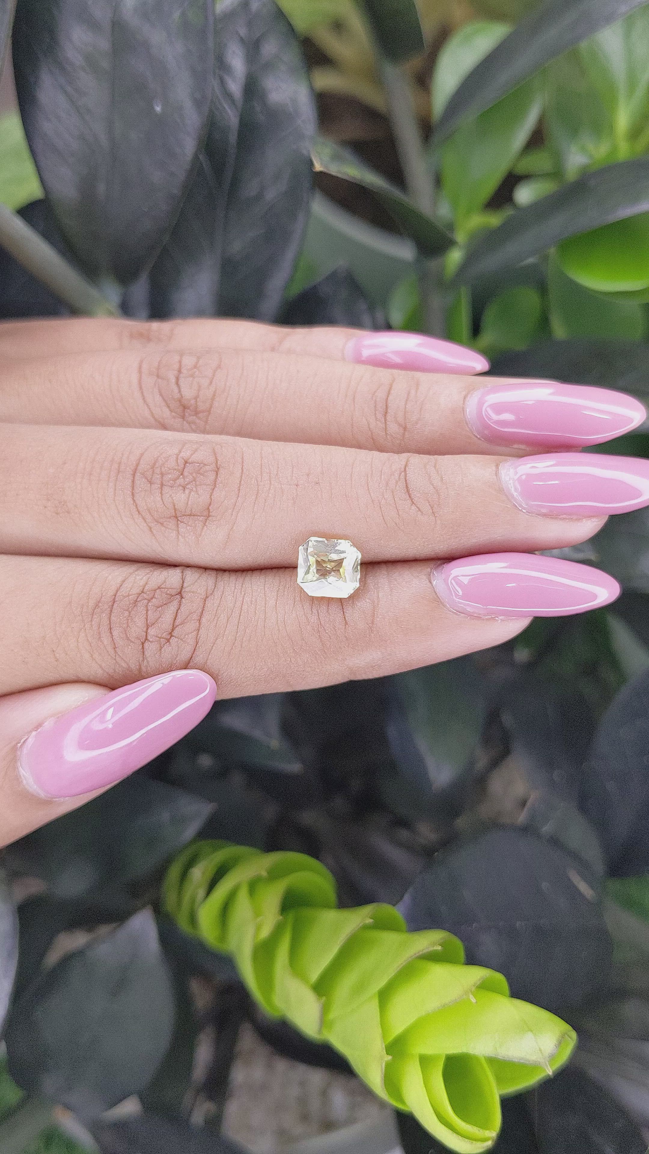 1.94 Ct. Yellow Sapphire from Ceylon (Sri Lanka) Size Video
