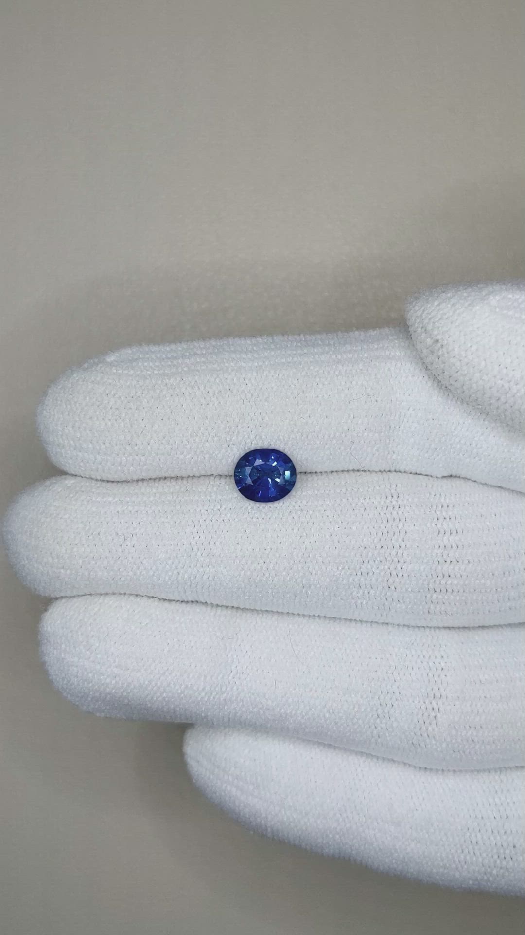 1.03 Ct. Blue Sapphire from Thailand Size Video