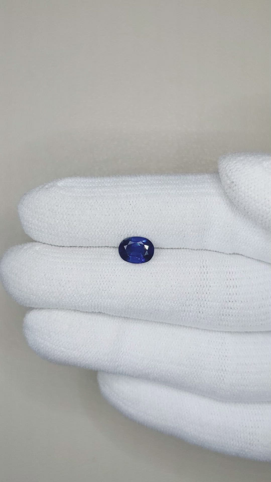 1.12 Ct. Blue Sapphire from Thailand Size Video