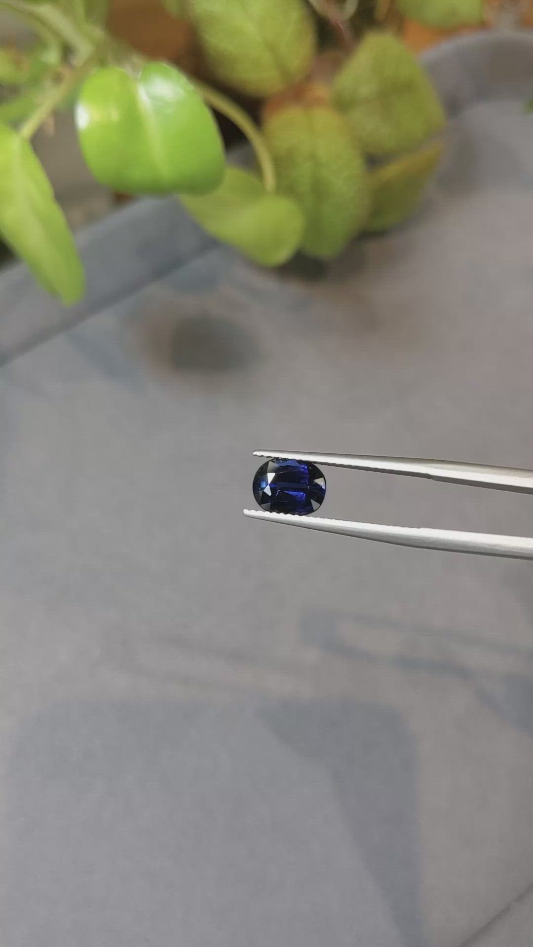 2.04 Ct. Blue Sapphire from Australia Size Video