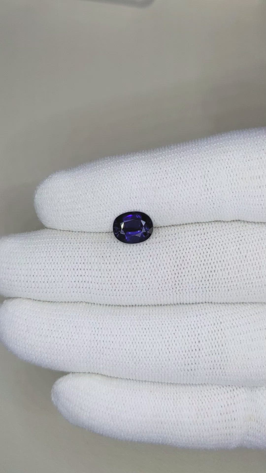 2.04 Ct. Blue Sapphire from Australia Size Video
