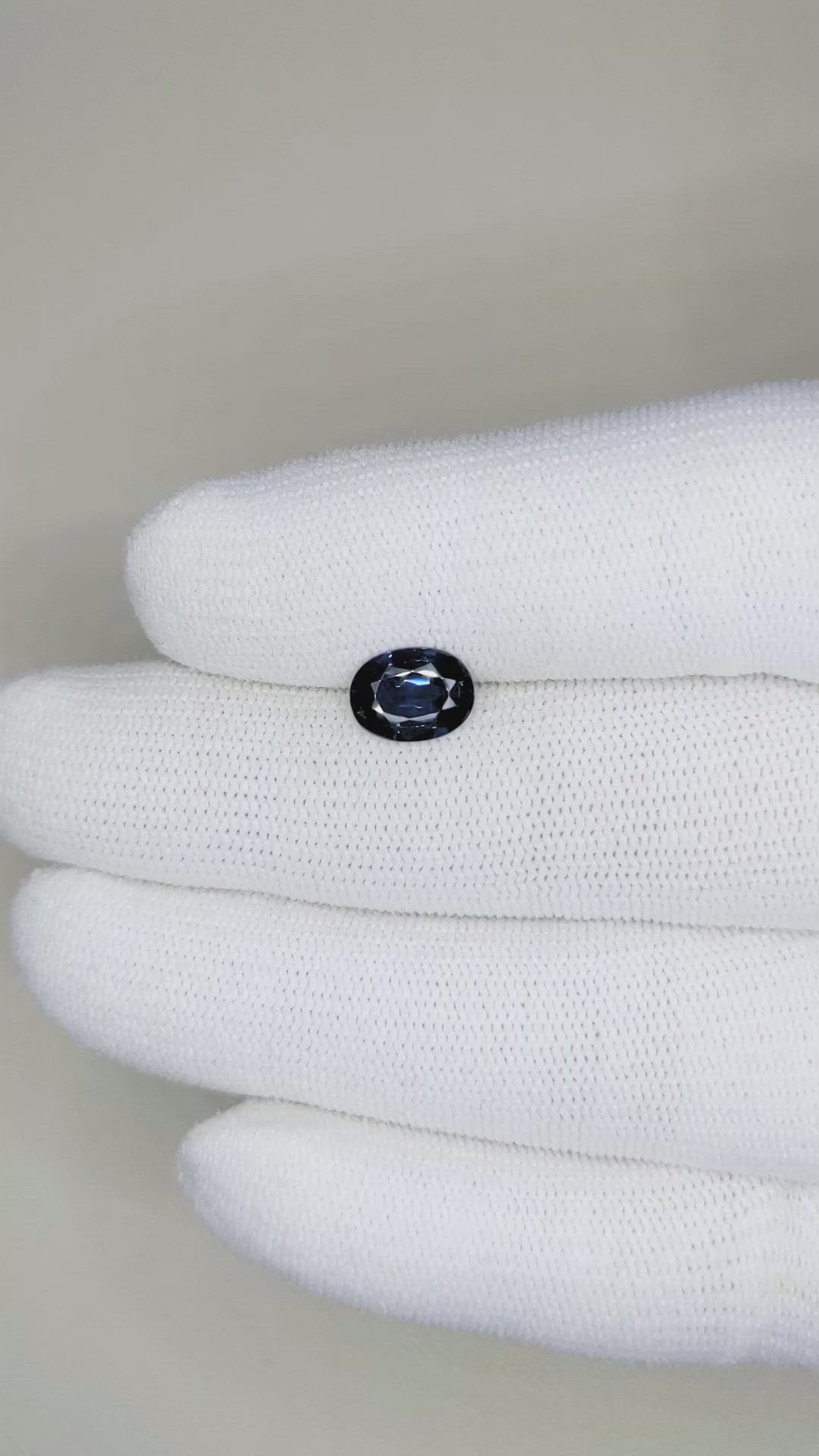1.47 Ct. Blue Sapphire from Australia Size Video