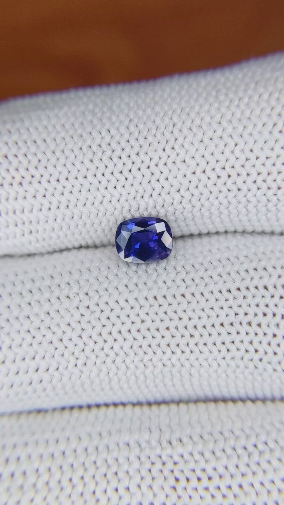 0.64 Ct. Color Change Sapphire from Ceylon (Sri Lanka) Size Video