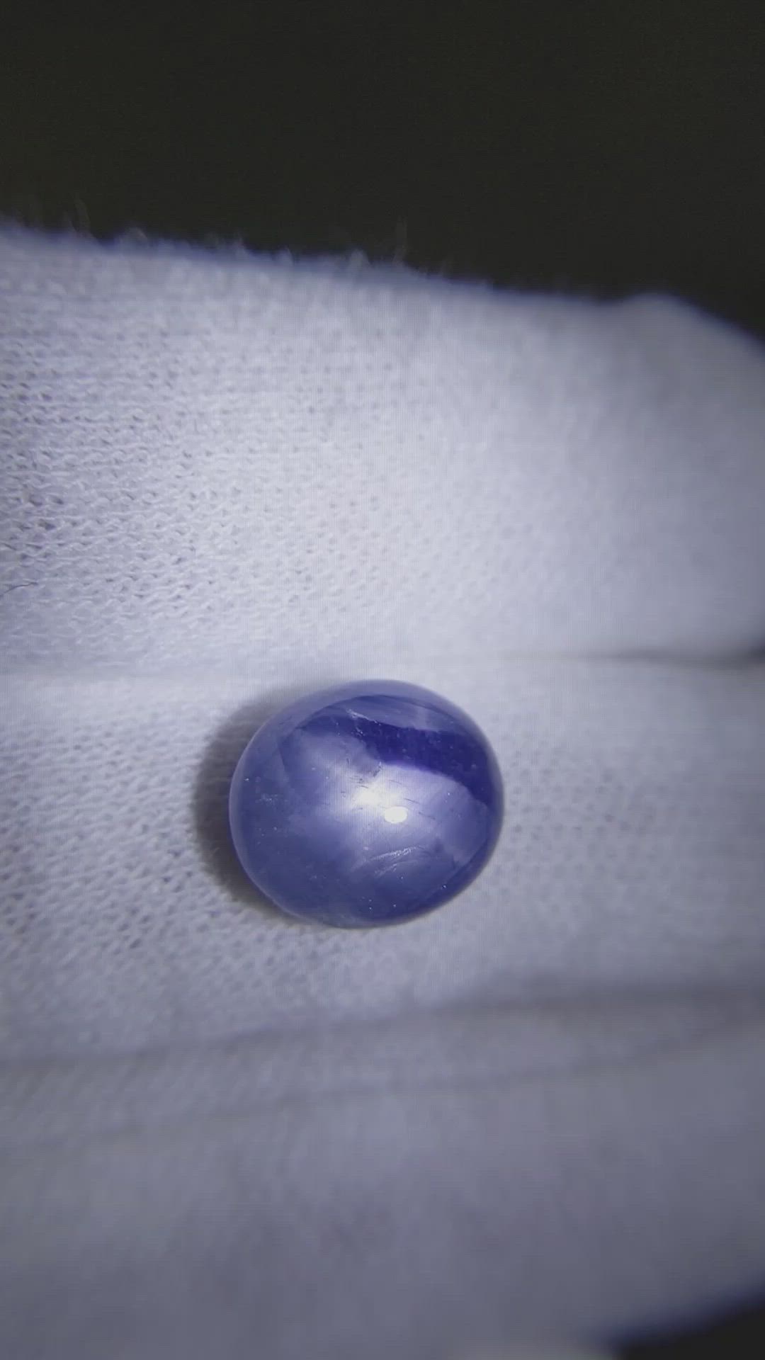 7.26 Ct. Blue Star Sapphire from Burma (Myanmar) Size Video