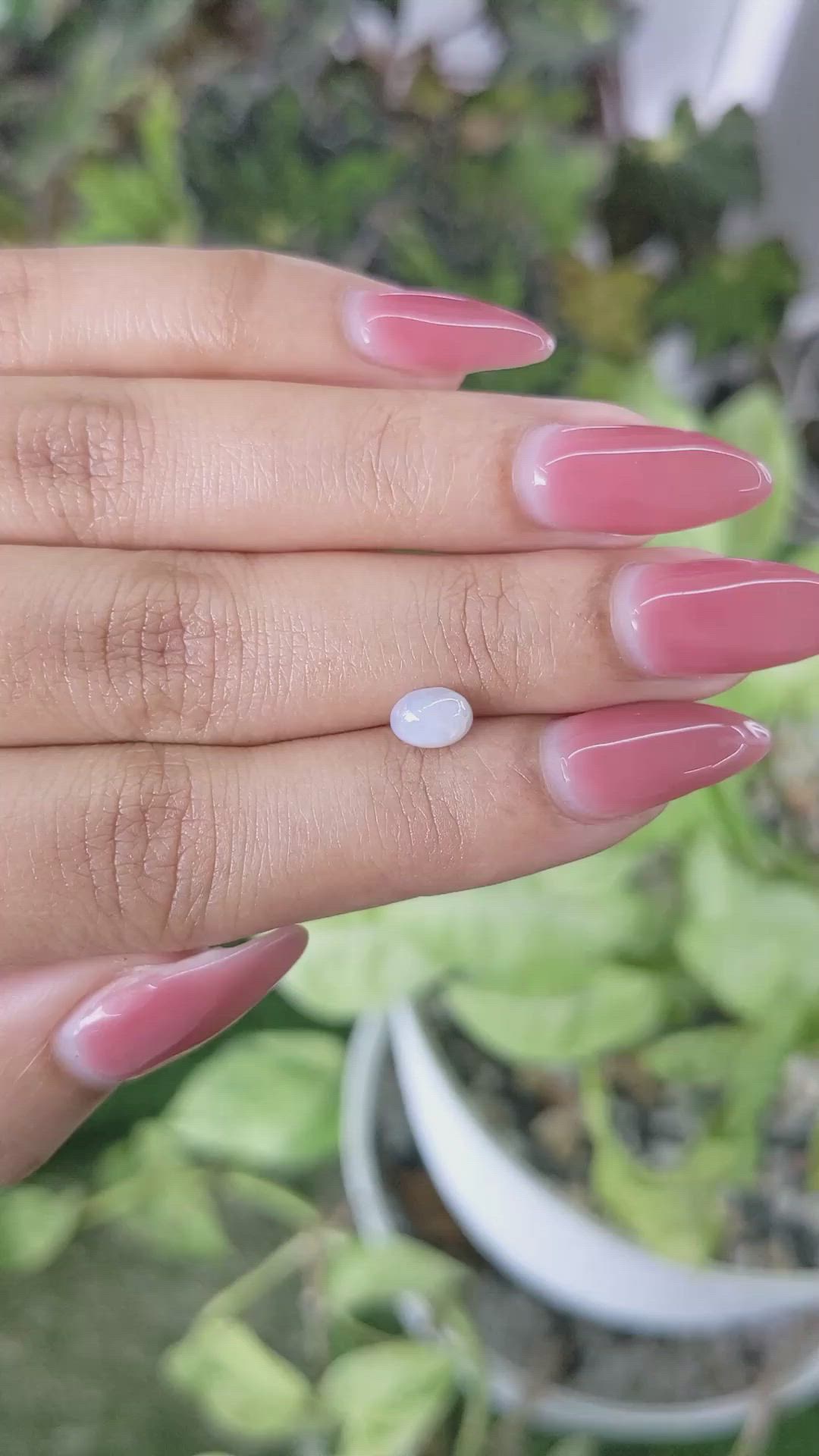 1.05 Ct. Greyish Blue Star Sapphire from Ceylon (Sri Lanka) Size Video