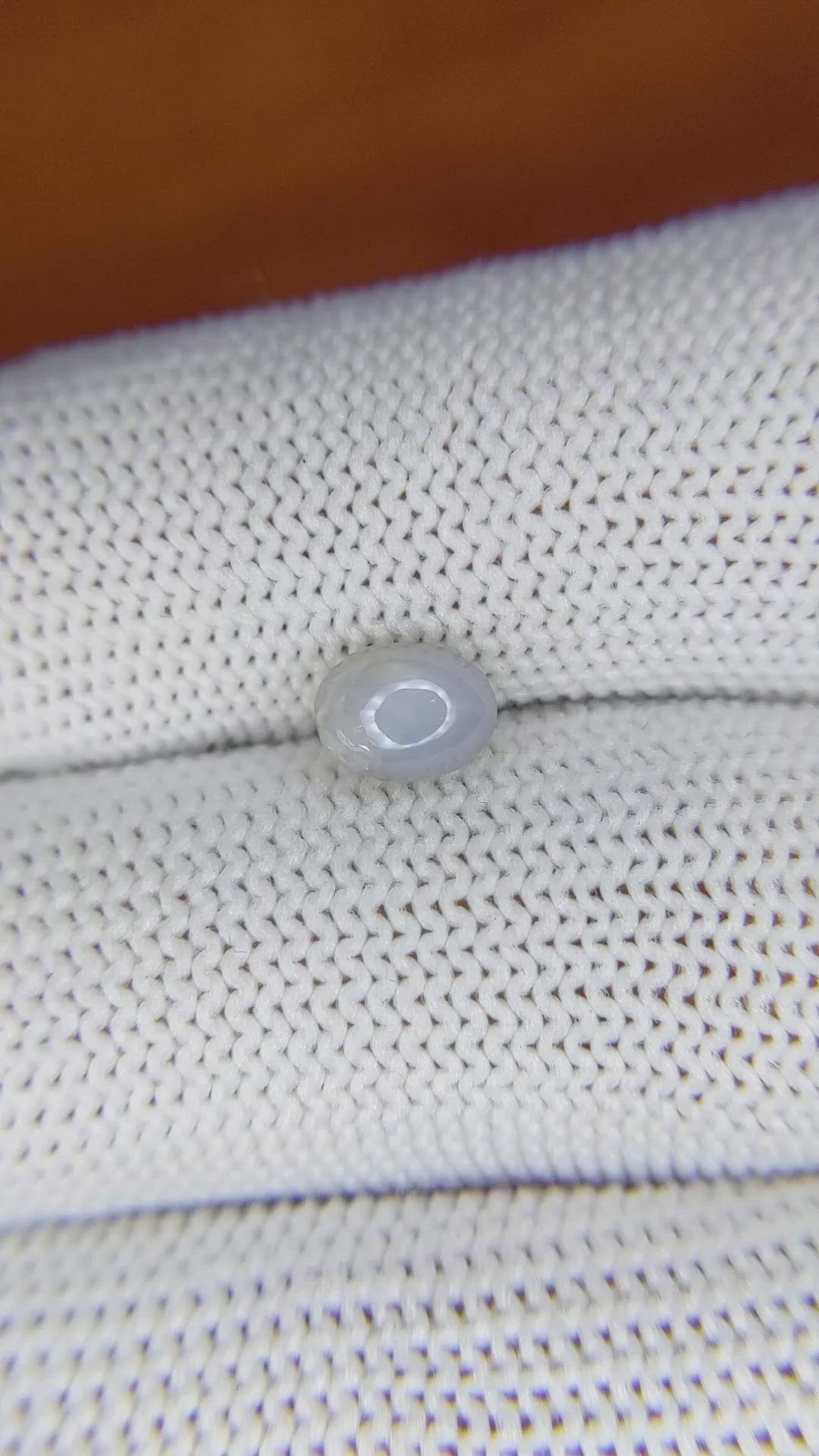 1.05 Ct. Greyish Blue Star Sapphire from Ceylon (Sri Lanka) Size Video