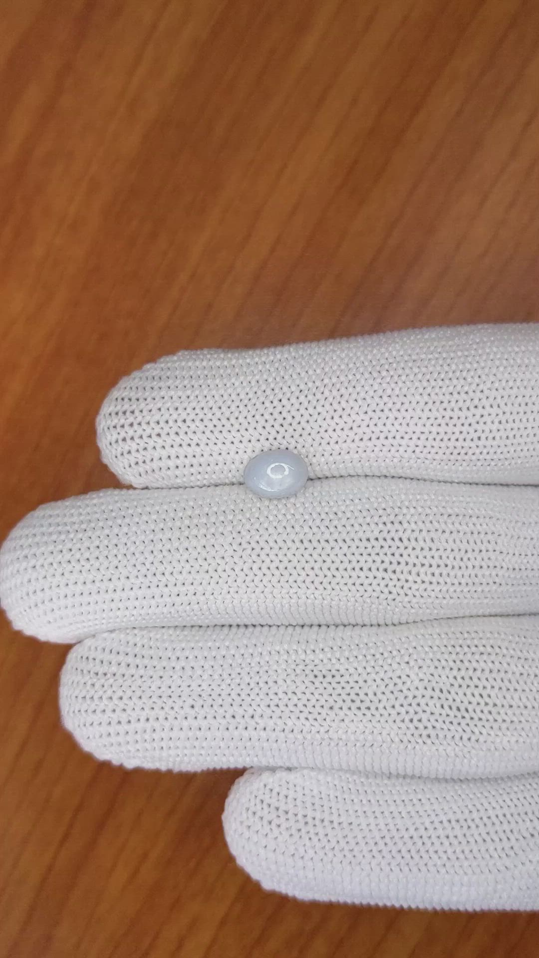 1.46 Ct. Greyish Blue Star Sapphire from Ceylon (Sri Lanka) Size Video